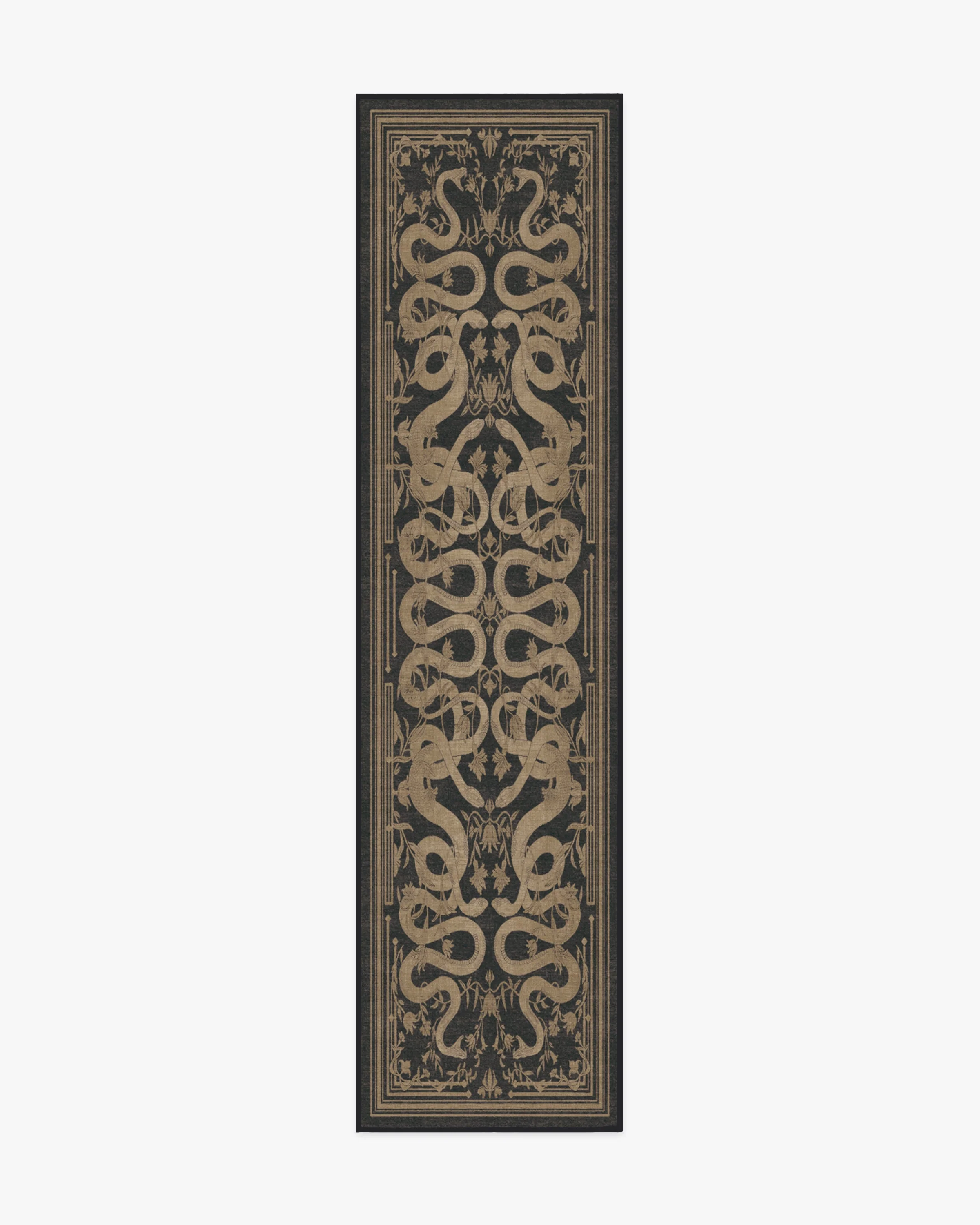 Sumaya Soft Black Flatwoven Rug by Martyn Lawrence Bullard