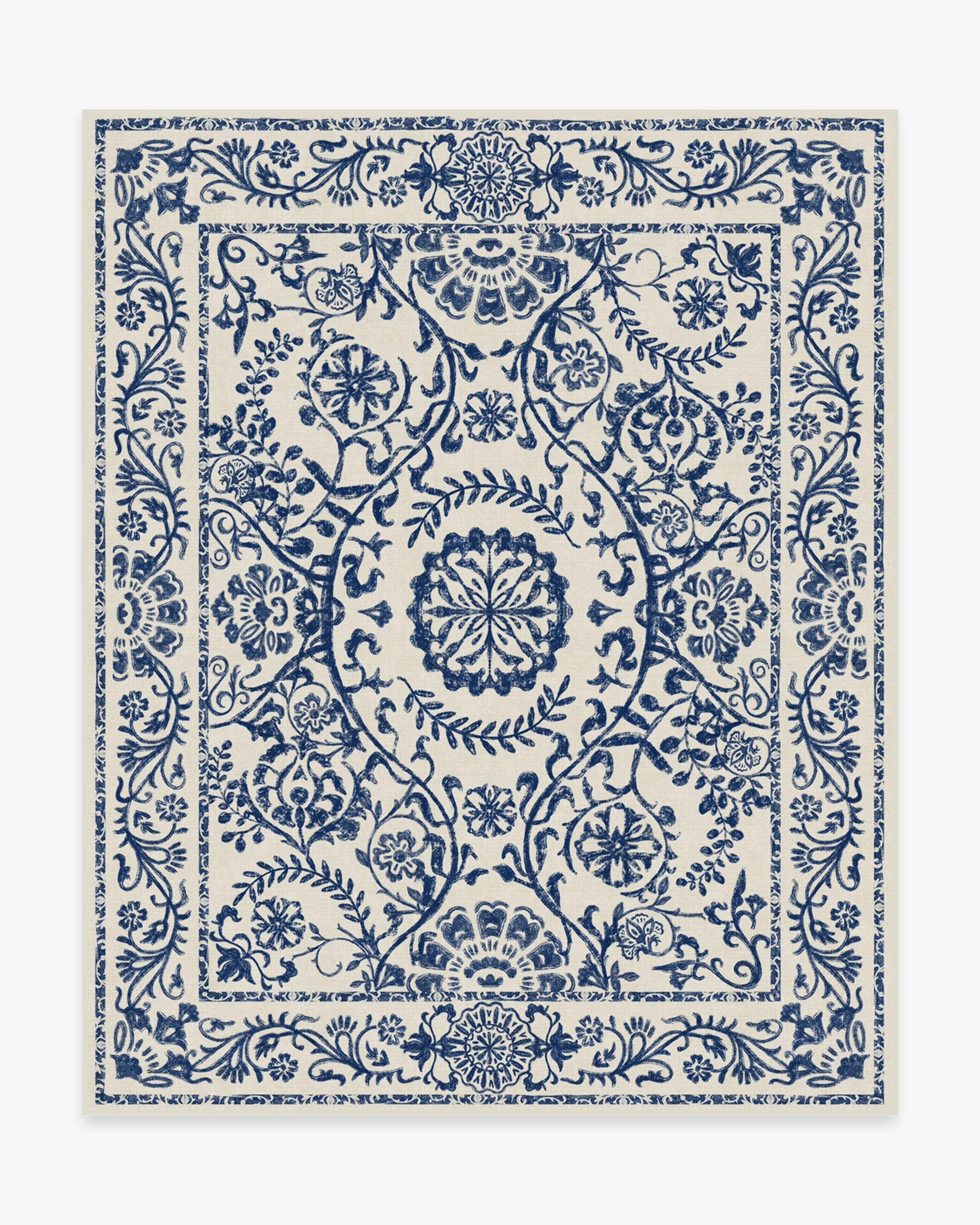 Delphina Delft Blue Flatwoven Rug