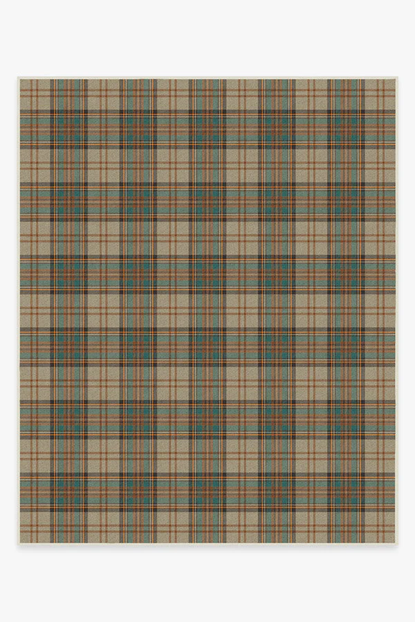 Dress Stewart Tartan Khaki Rug