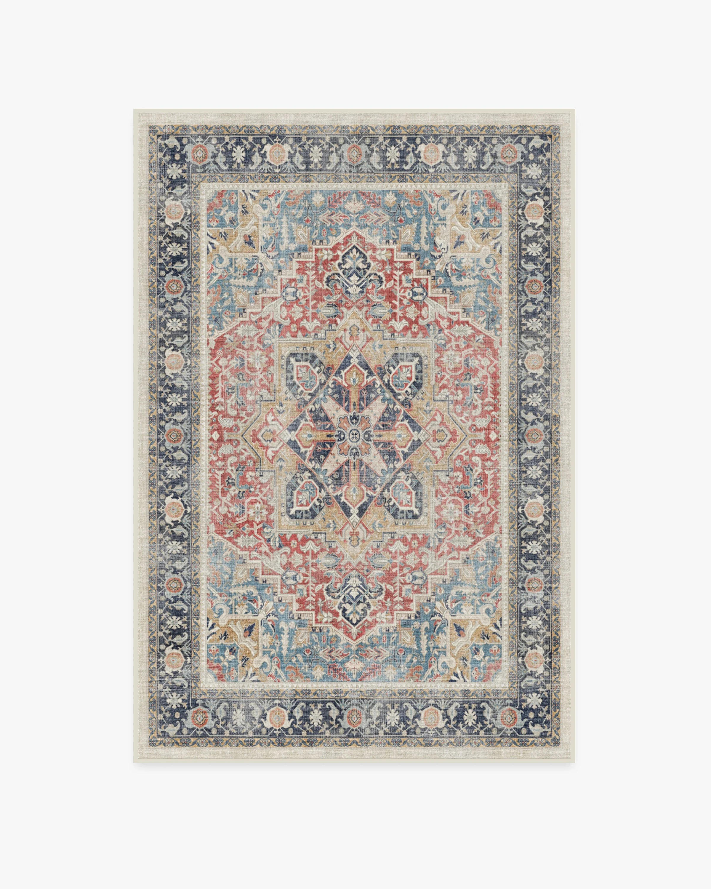 Kamran Cayenne Red Flatwoven Rug