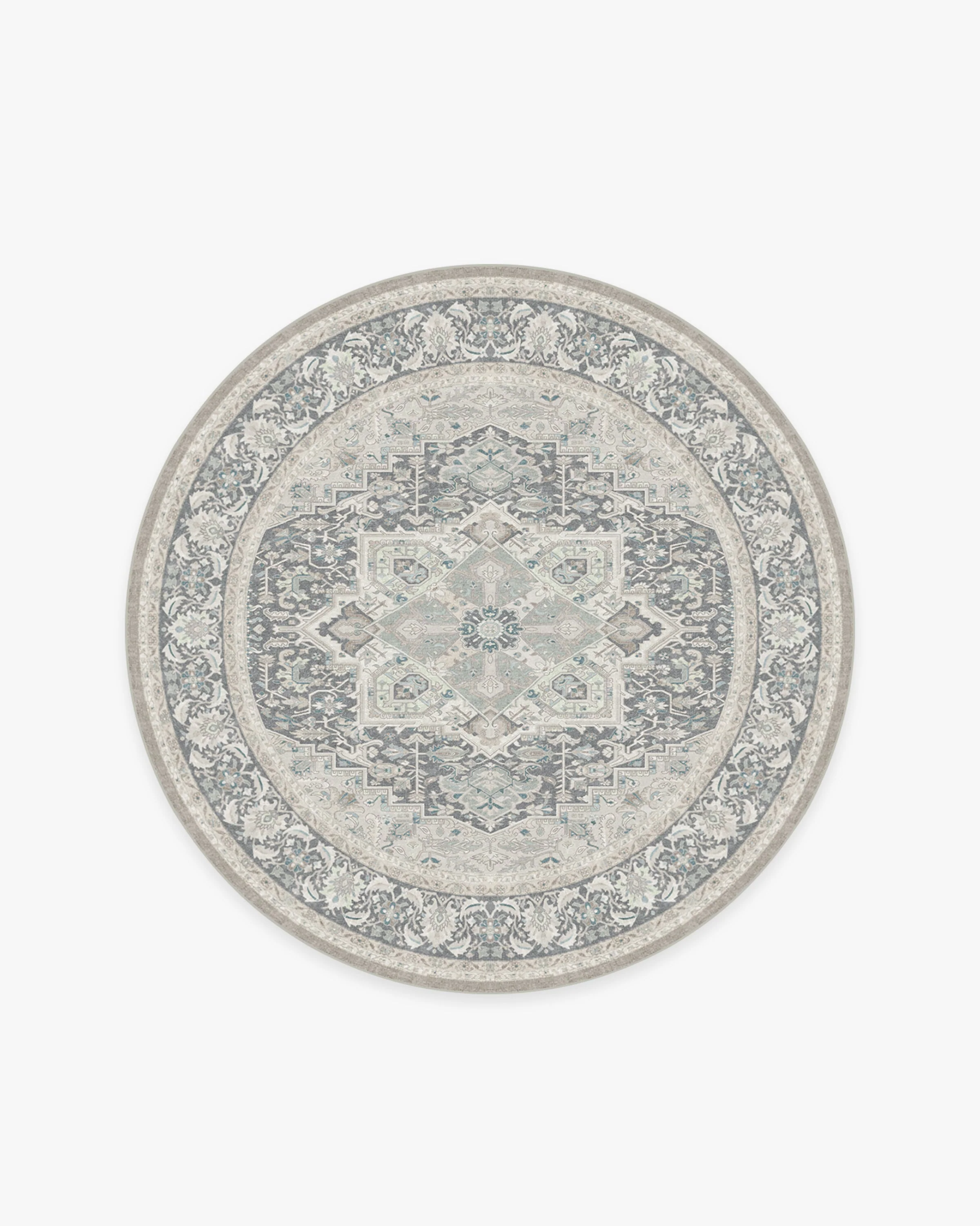 Hendesi Heriz Abalone Rug