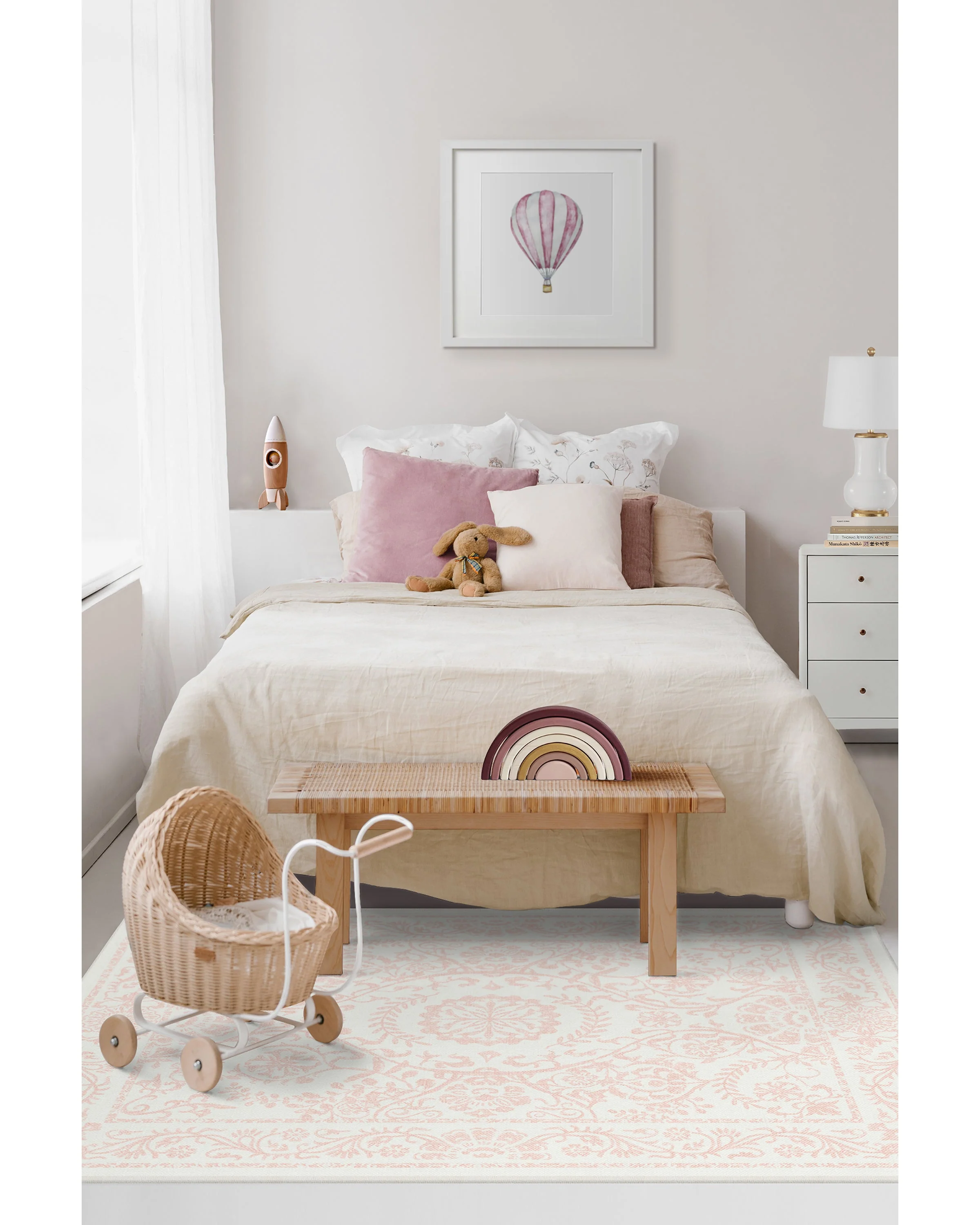 Delphina Powder Pink Rug