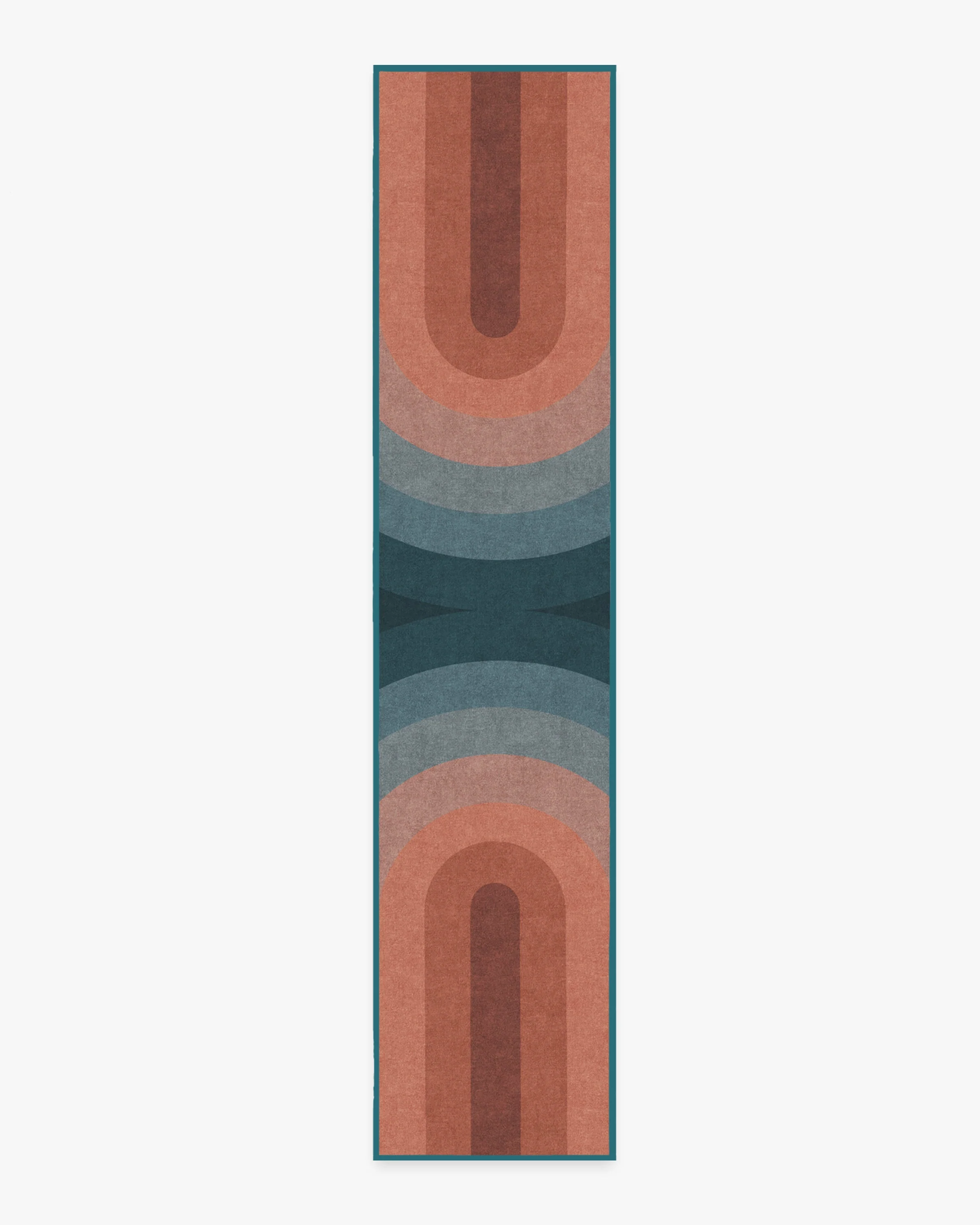 Absida Teal Flatwoven Rug