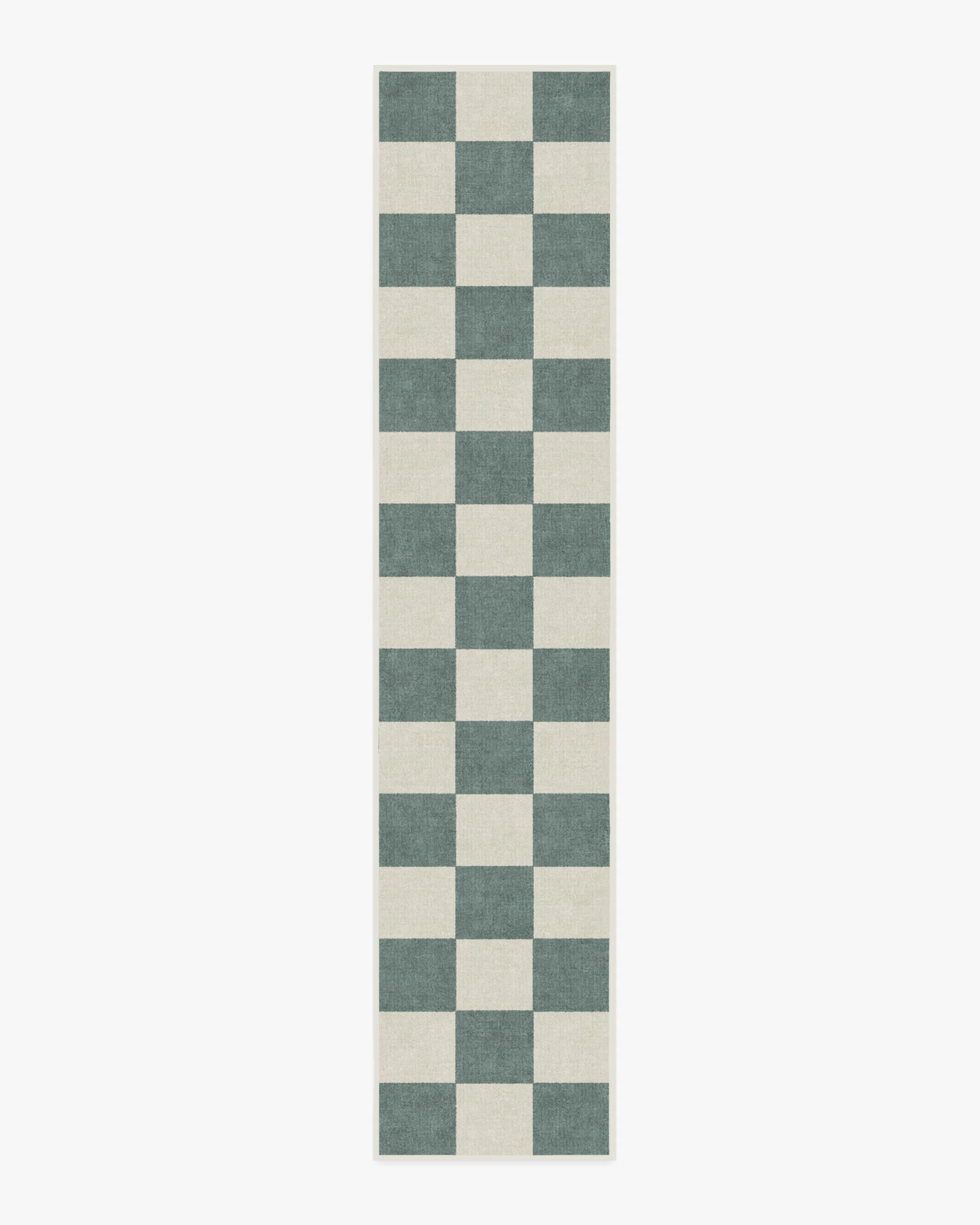 Jaque Checkered Slate Green Rug