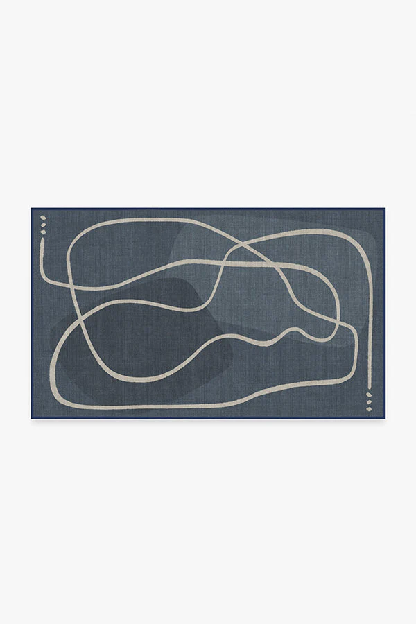 Strova Dusk Blue Rug