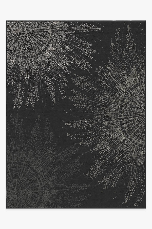 Jellyfish Bloom Charcoal Rug