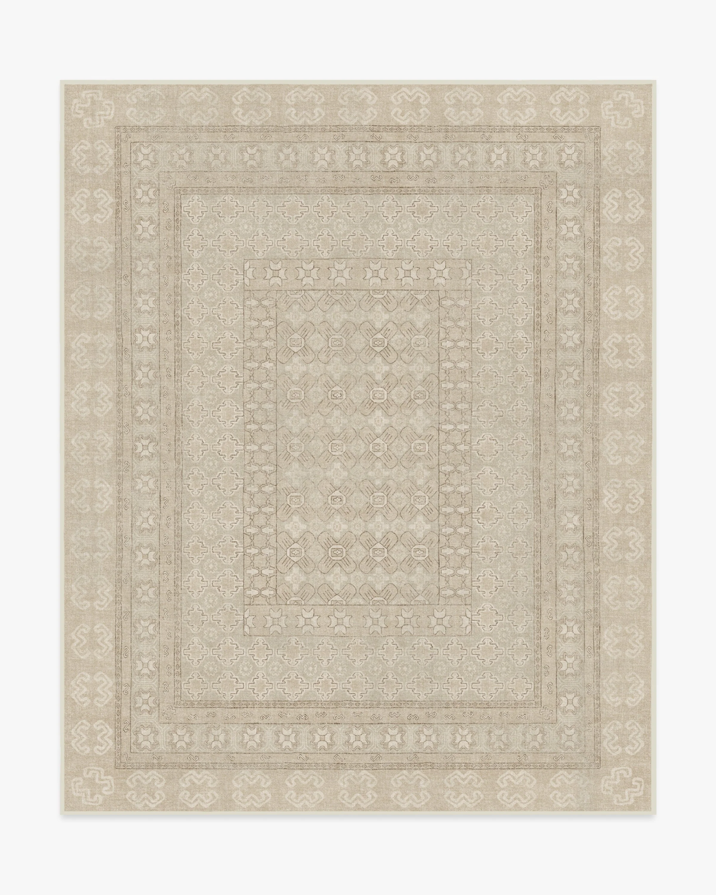 Cyrus Beige Ivory Flatwoven Rug