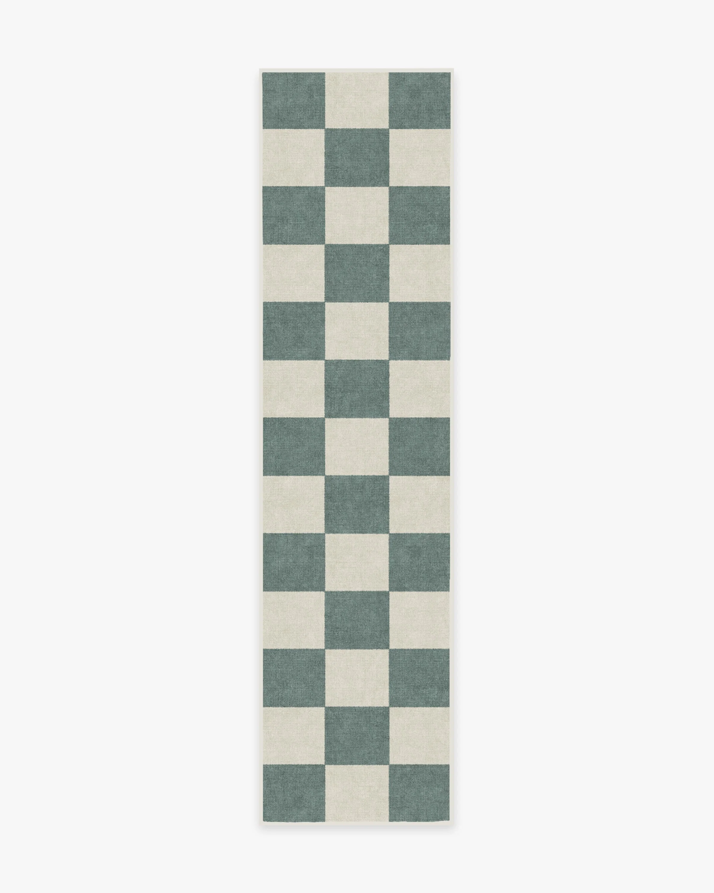 Jaque Checkered Slate Green Rug