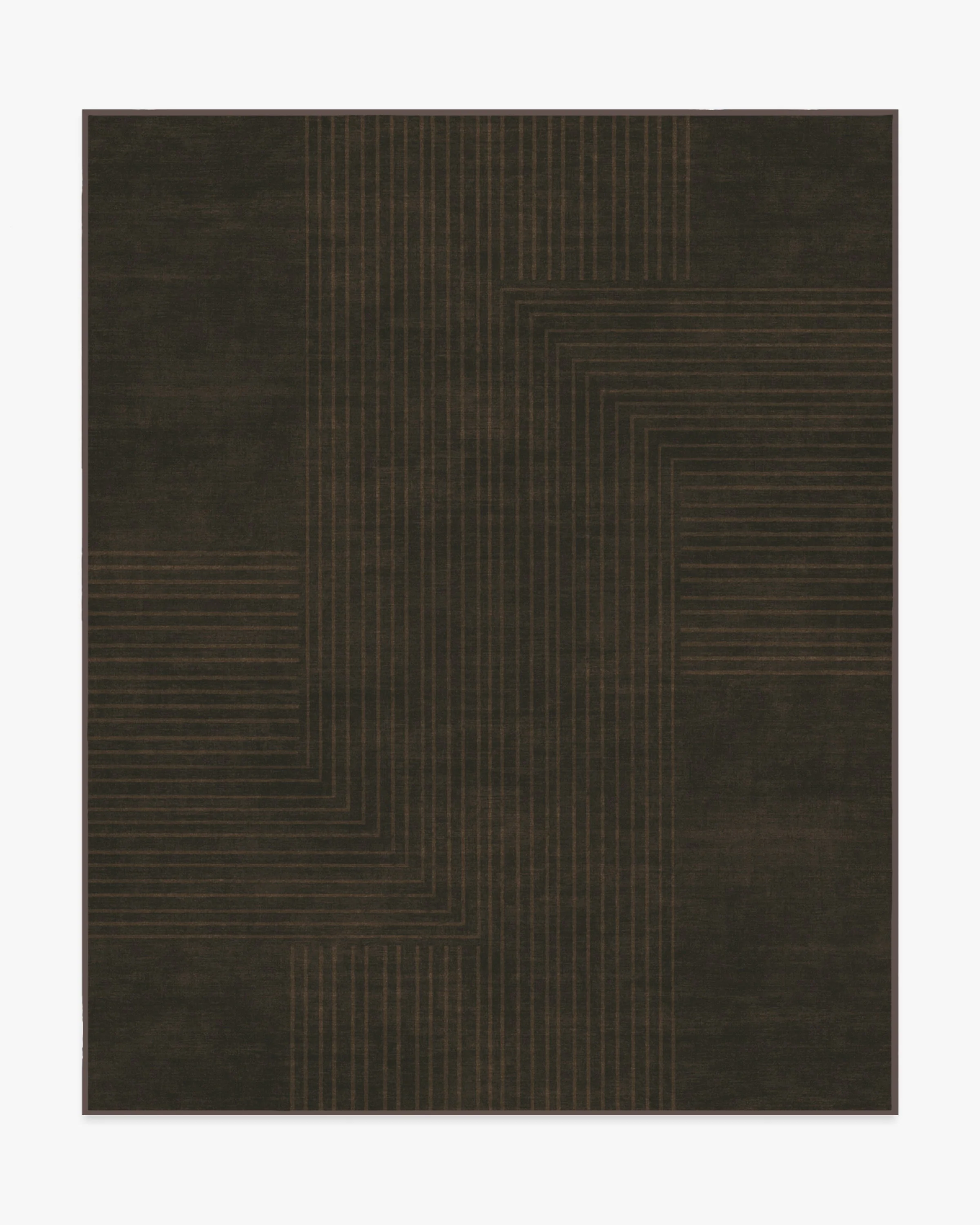 Bel Air Dark Chocolate Flatwoven Rug by The Hiltons