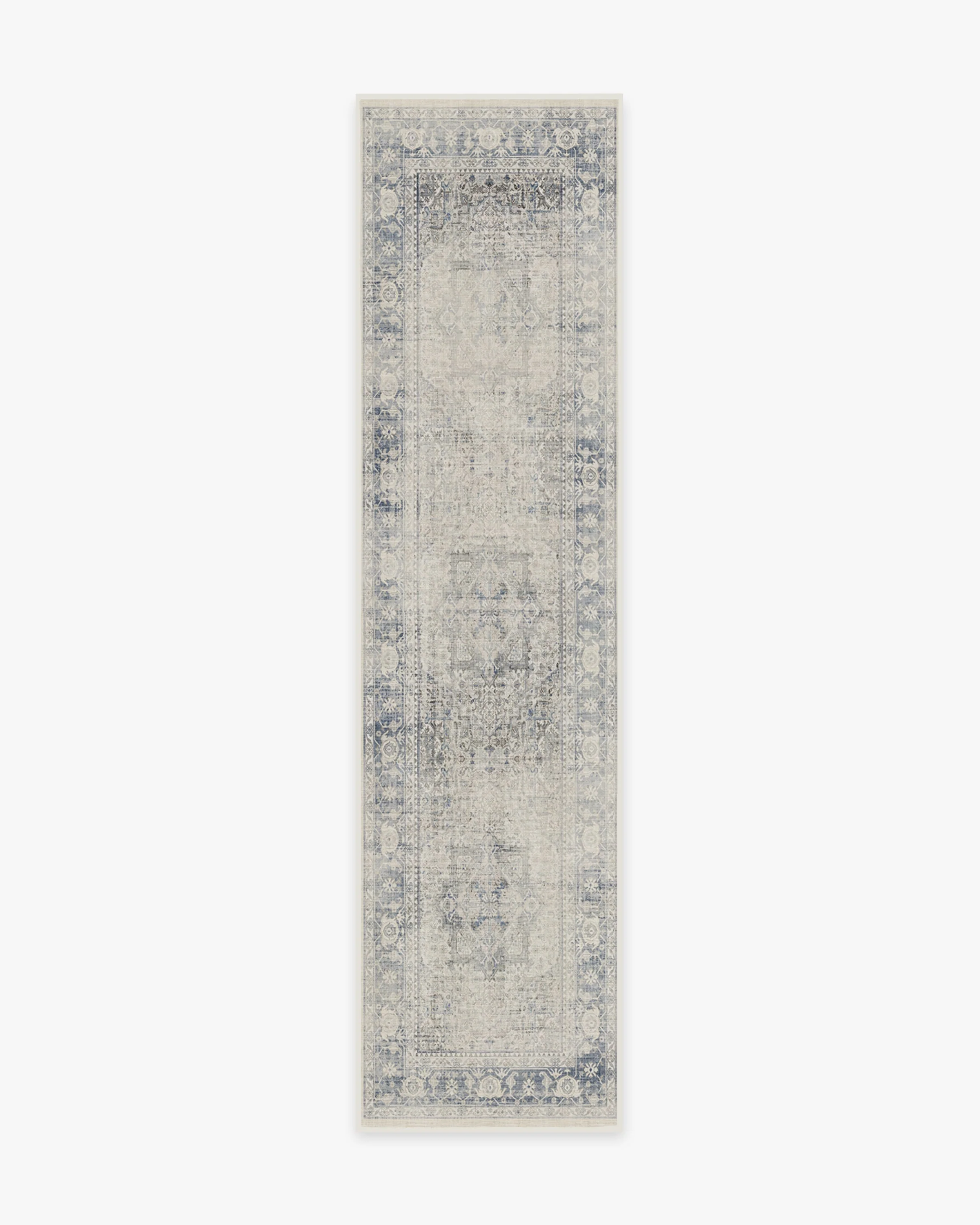Kamran Blue Quartz Flatwoven Rug