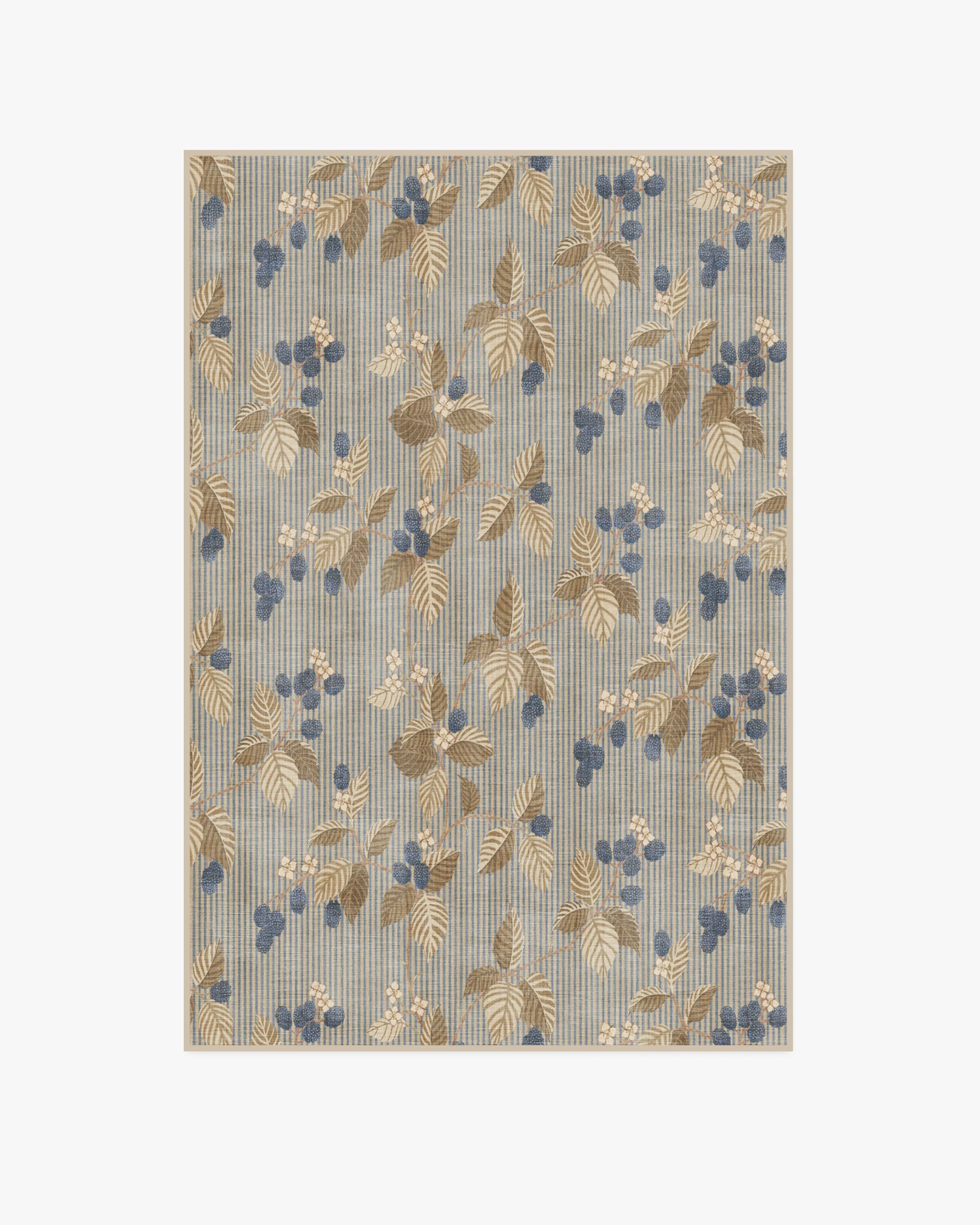Rubus Azure & Fawn Rug by Sanderson