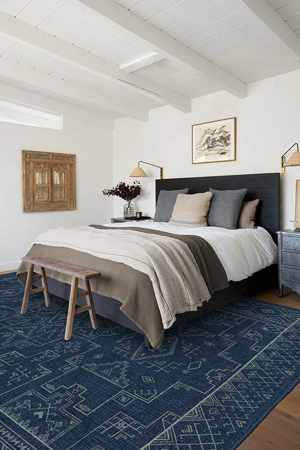 Leelu Navy Blue Rug