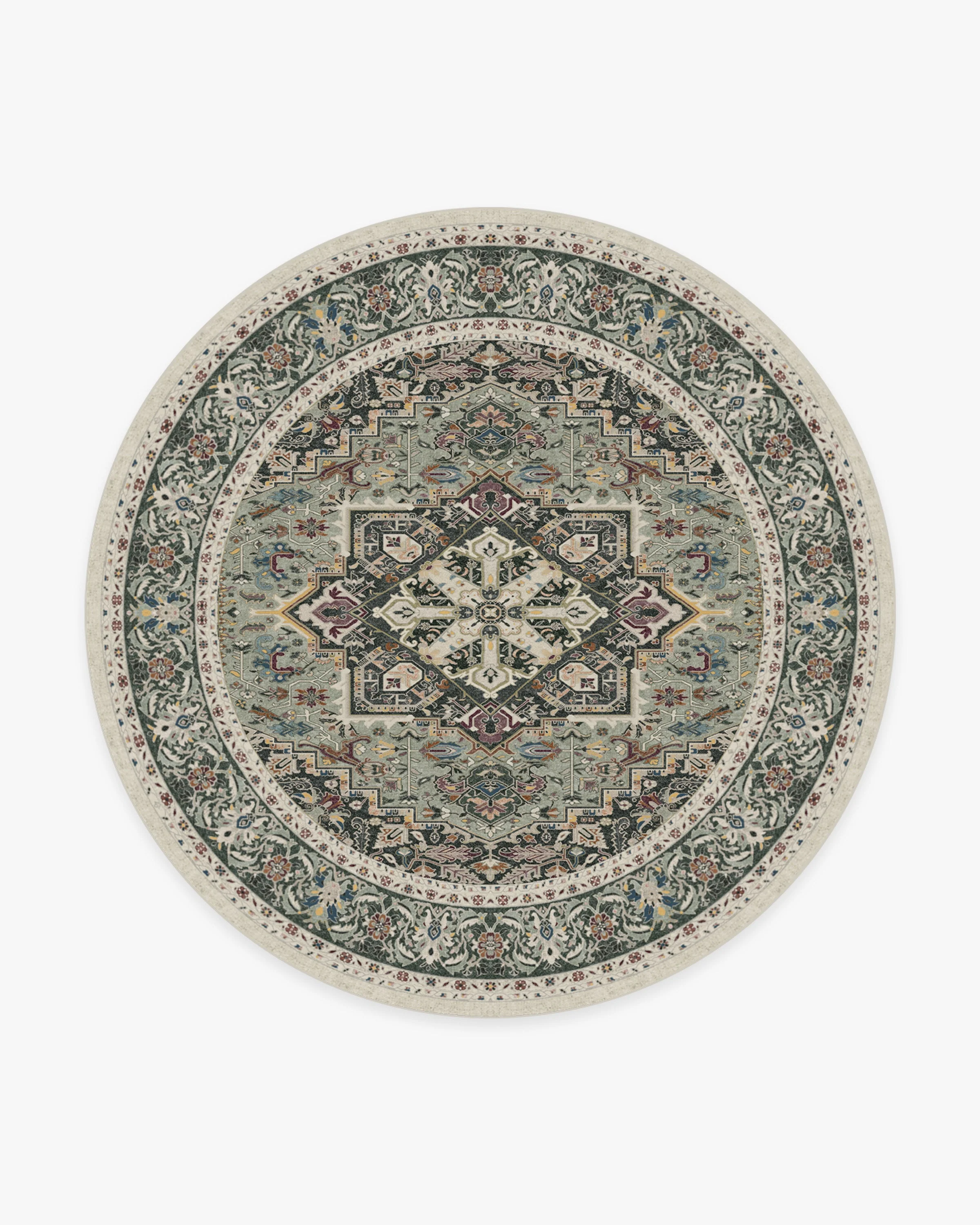 Hendesi Heriz Sage Rug