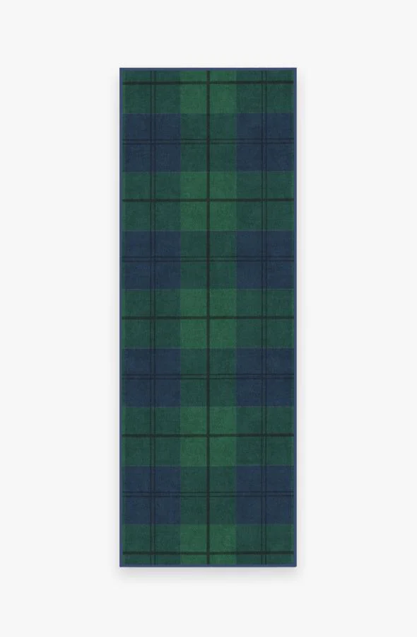 Buffalo Plaid Blackwatch Flatwoven Rug