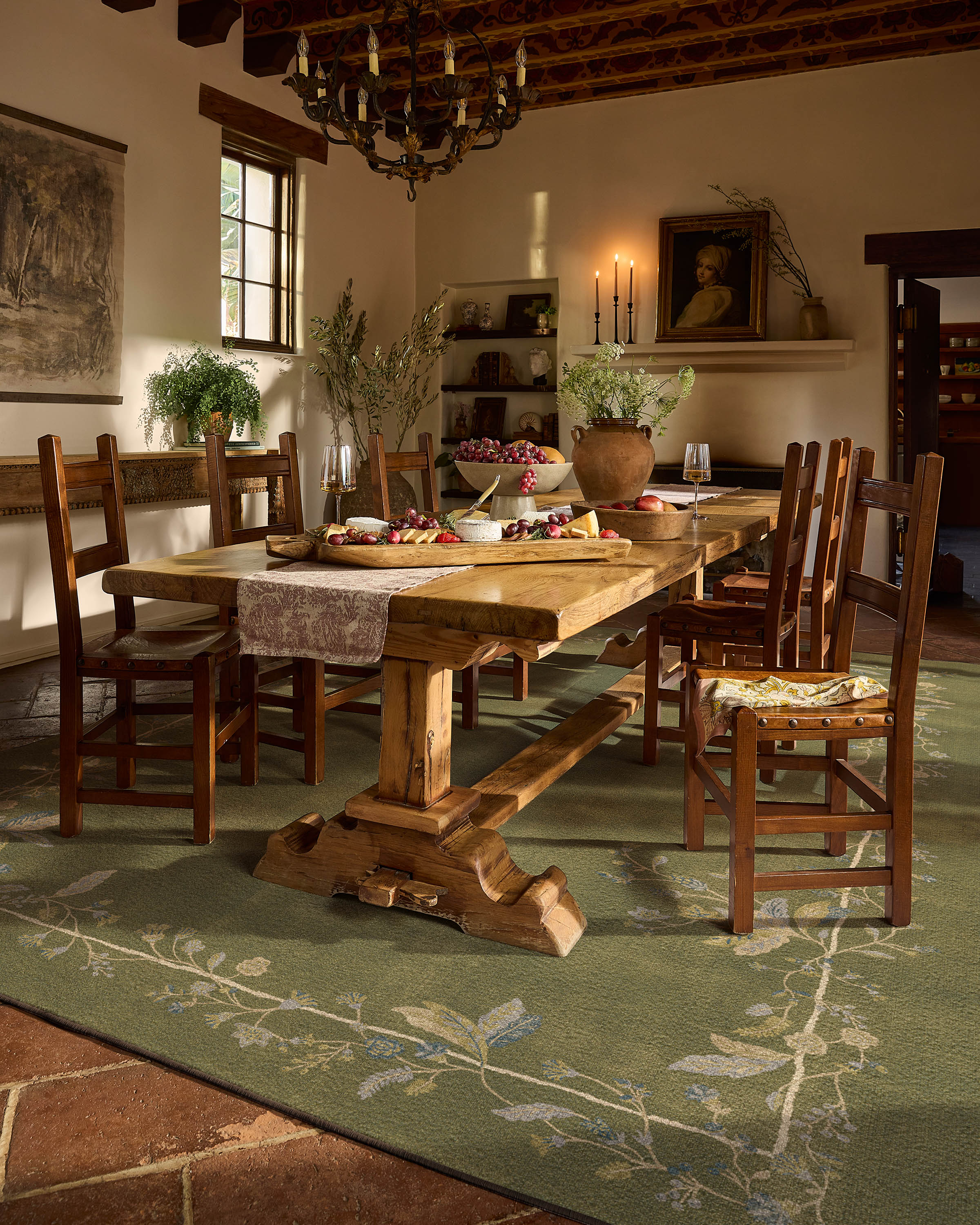 Daphne Olive Green Rug