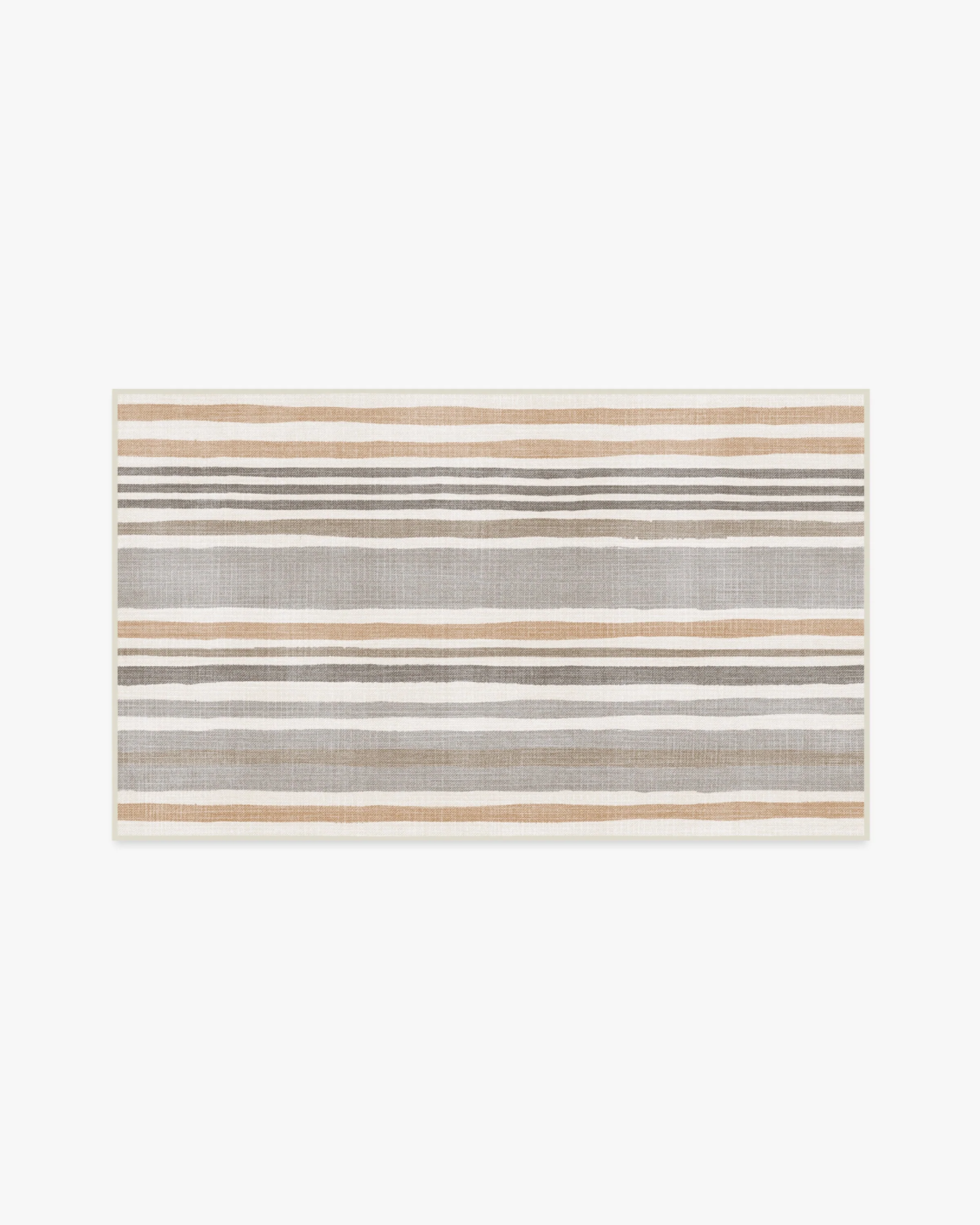 Elio Stripe Grey & Ivory Flatwoven Rug