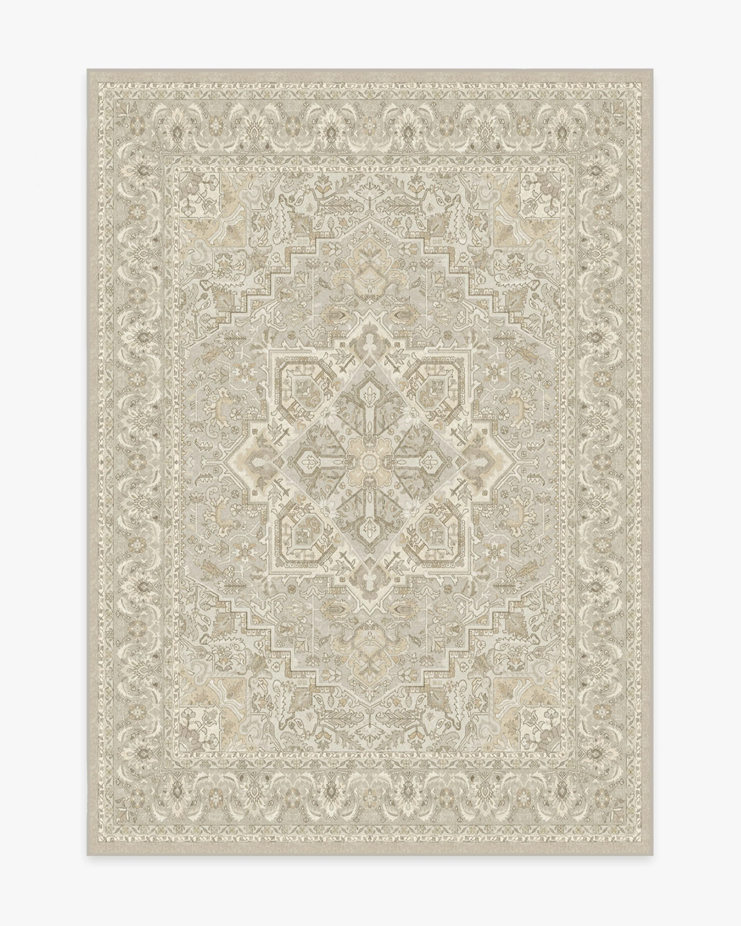 Hendesi Heriz Cream Rug