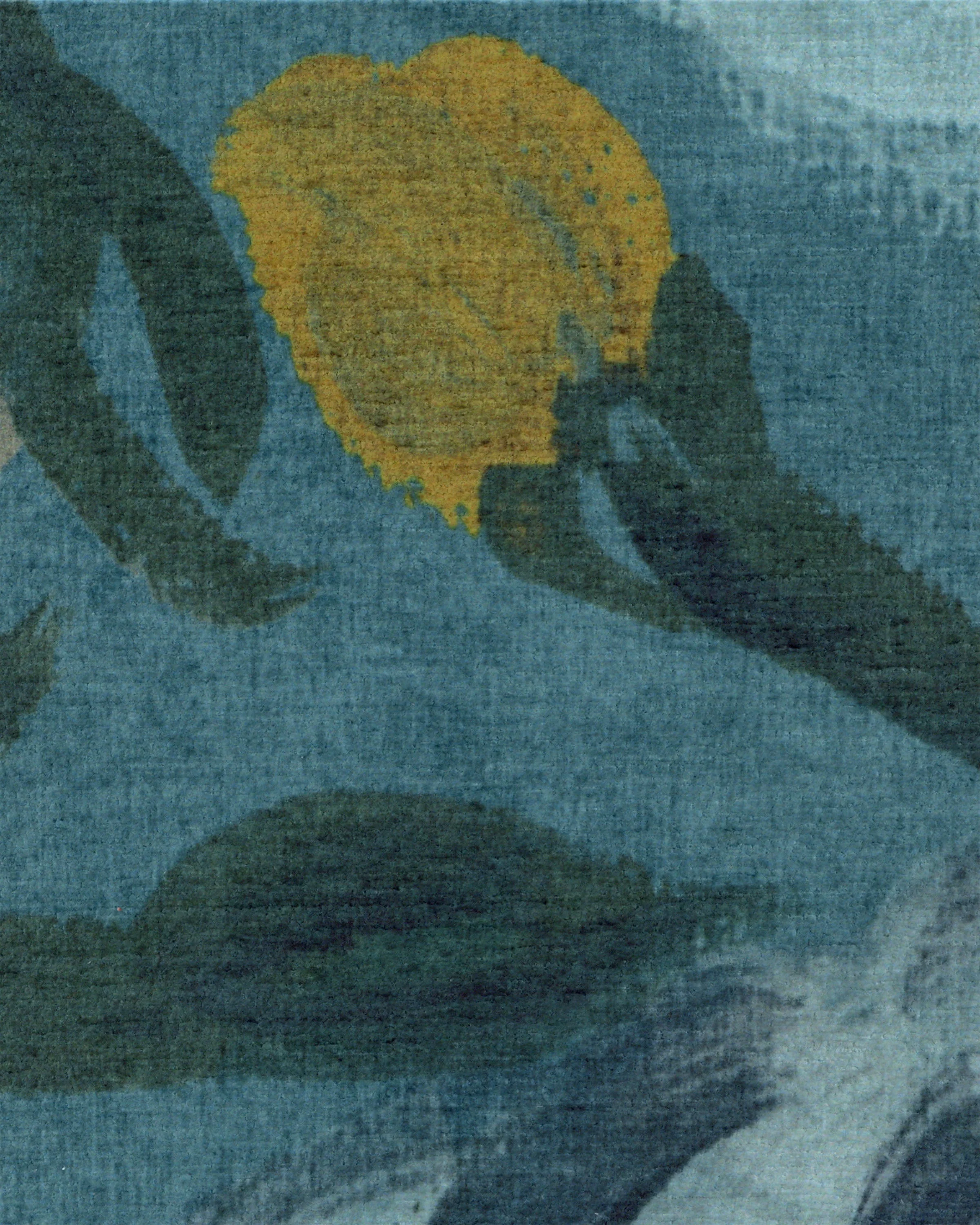 Camellia Midnight Flatwoven Rug