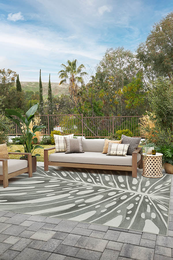 Panama Grey Outdoor Rug