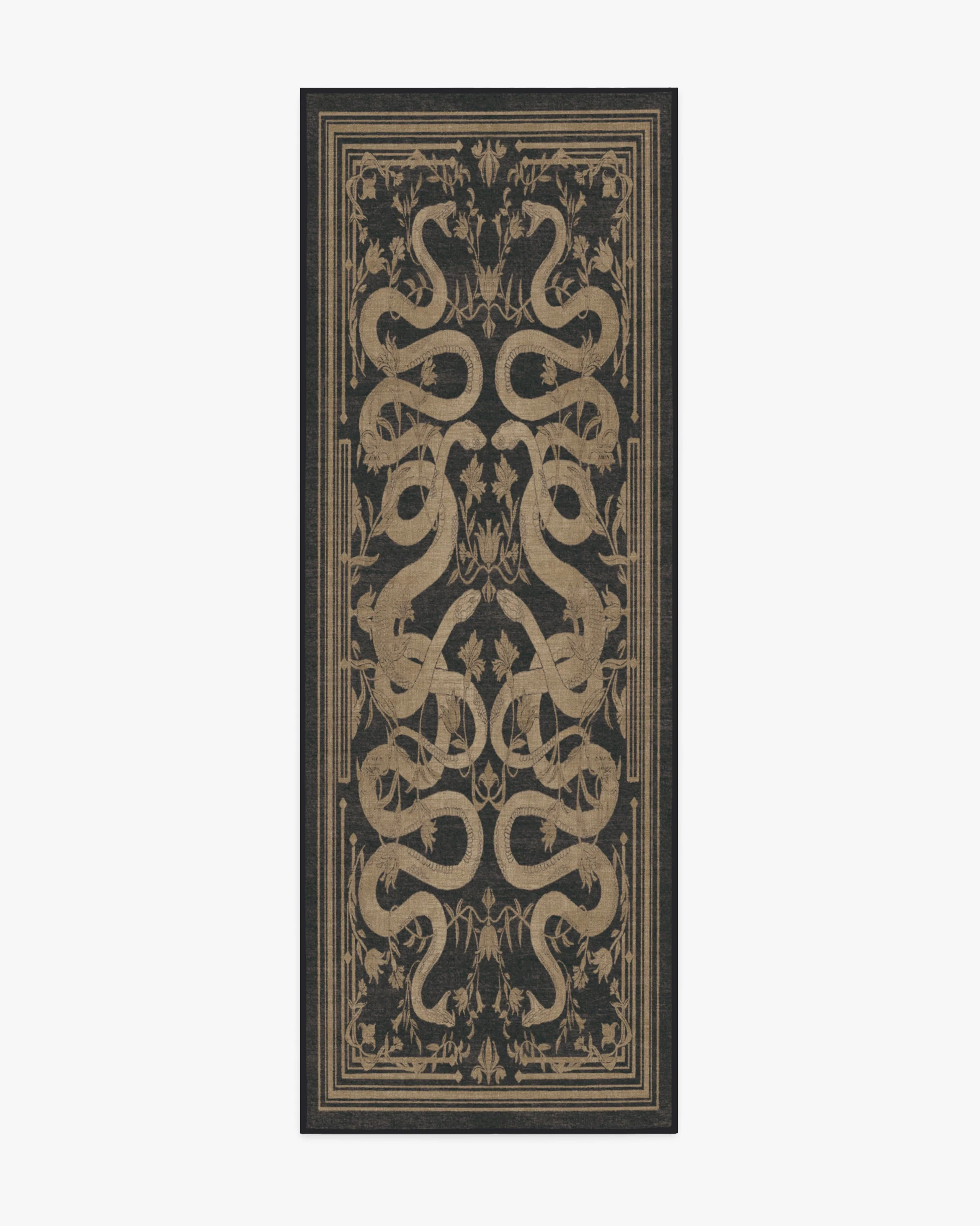 Sumaya Soft Black Flatwoven Rug by Martyn Lawrence Bullard