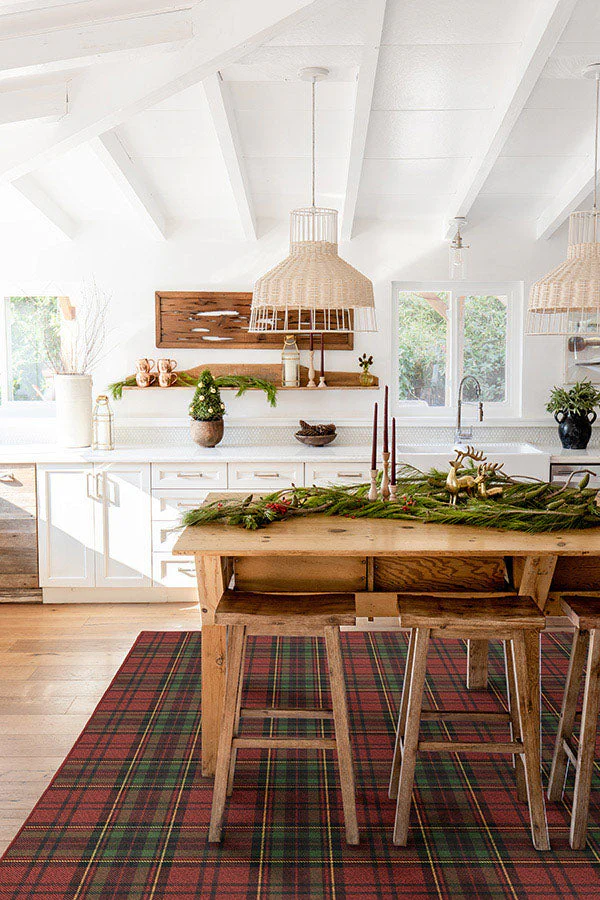 Dress Stewart Tartan Red Rug