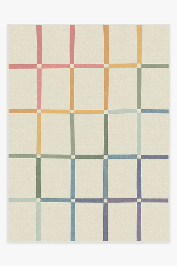 Joanna Ivory Rainbow Rug by The Home Edit