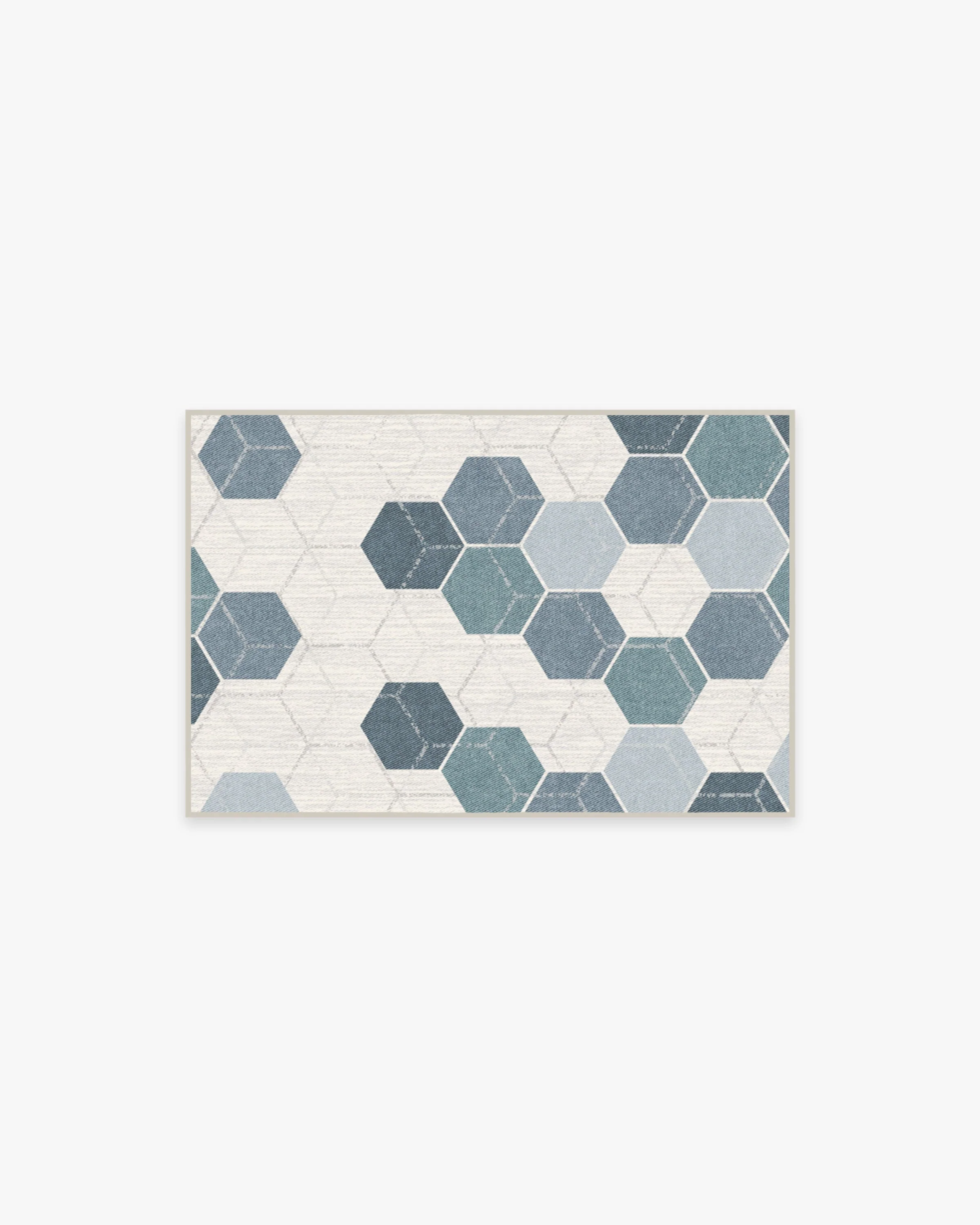 Prisma Slate Blue Flatwoven Rug