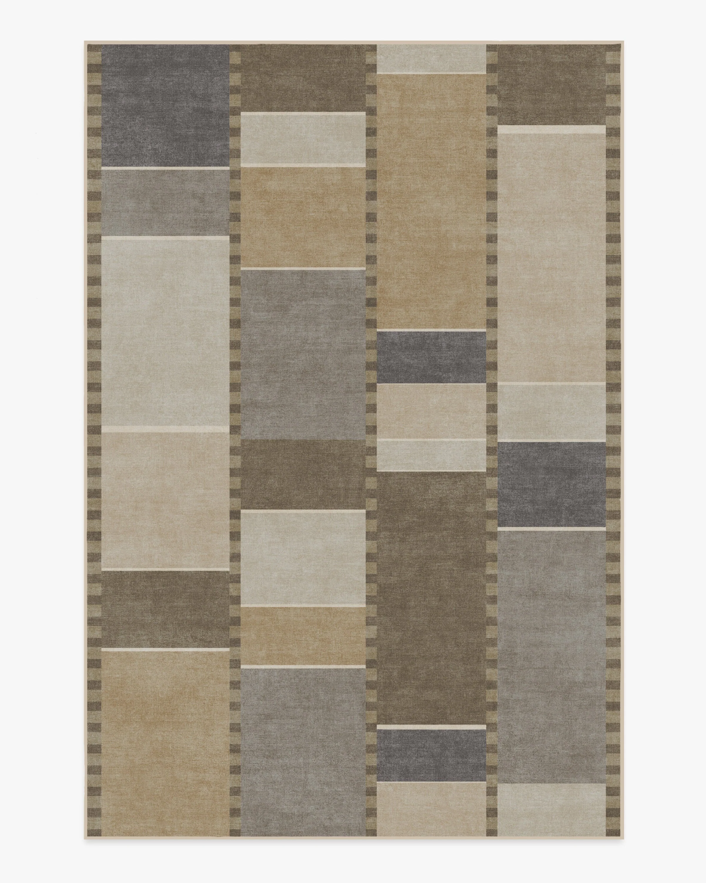 Vienna Beige & Stone Flatwoven Rug by Michael Michalsky