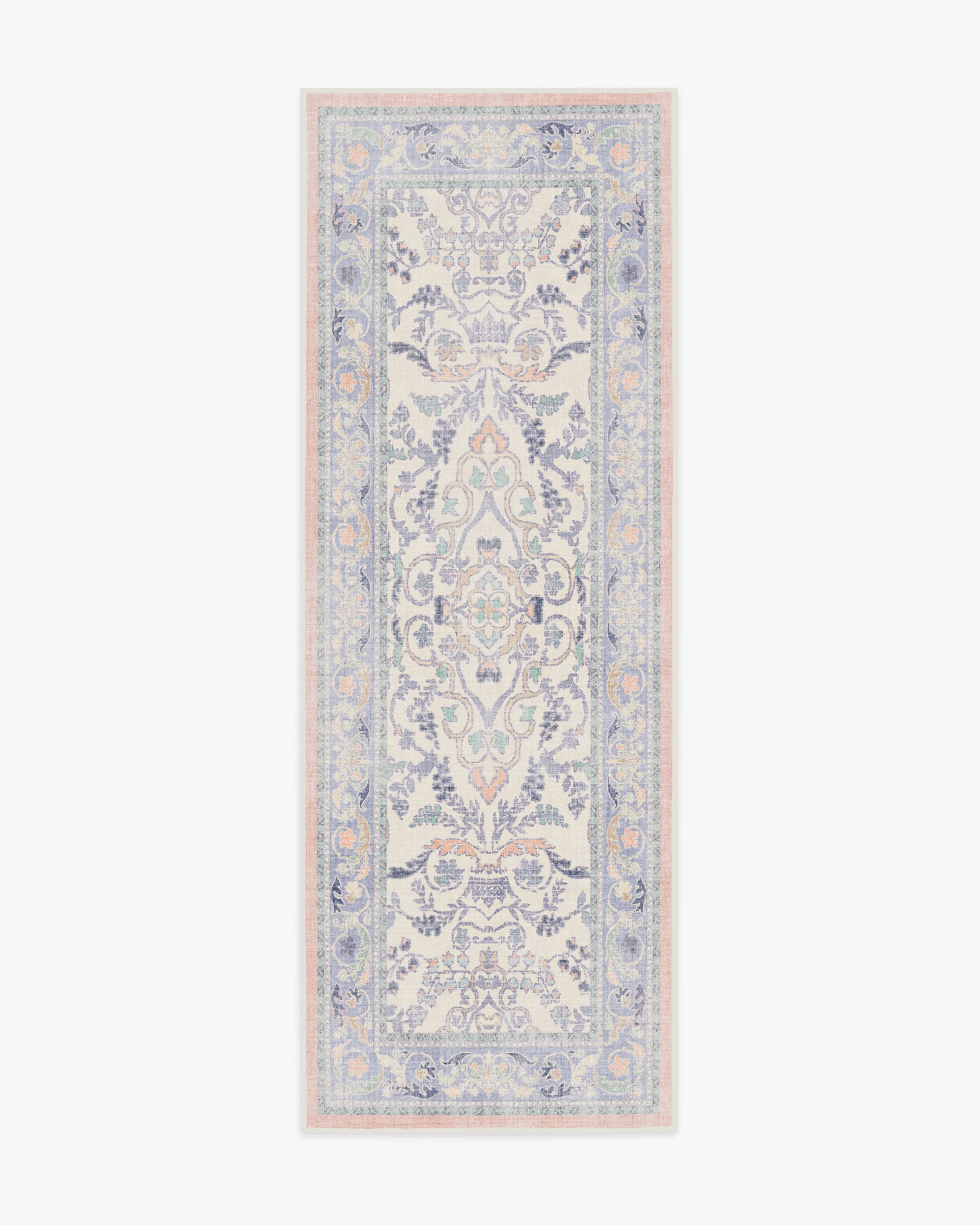 Fit For A Queen Soft Lavender Flatwoven Rug by Bridgerton