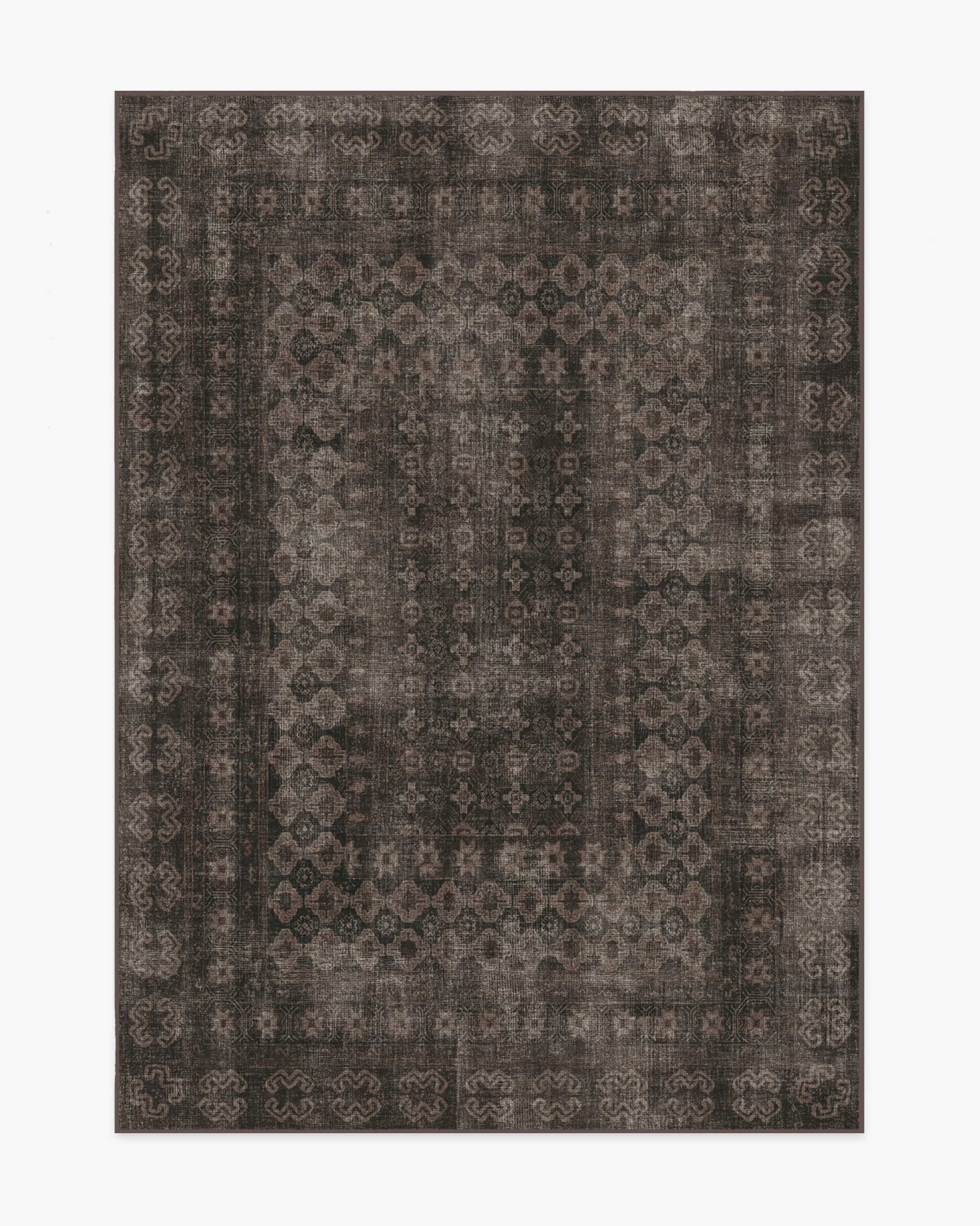 Cyrus Black Flatwoven Rug