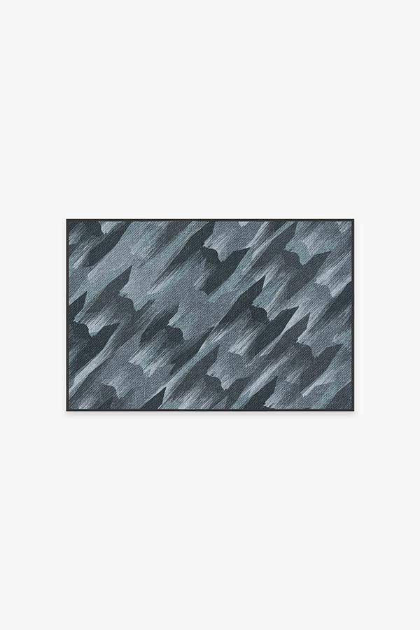 TIE Fighter Houndstooth Blue Flatwoven Rug