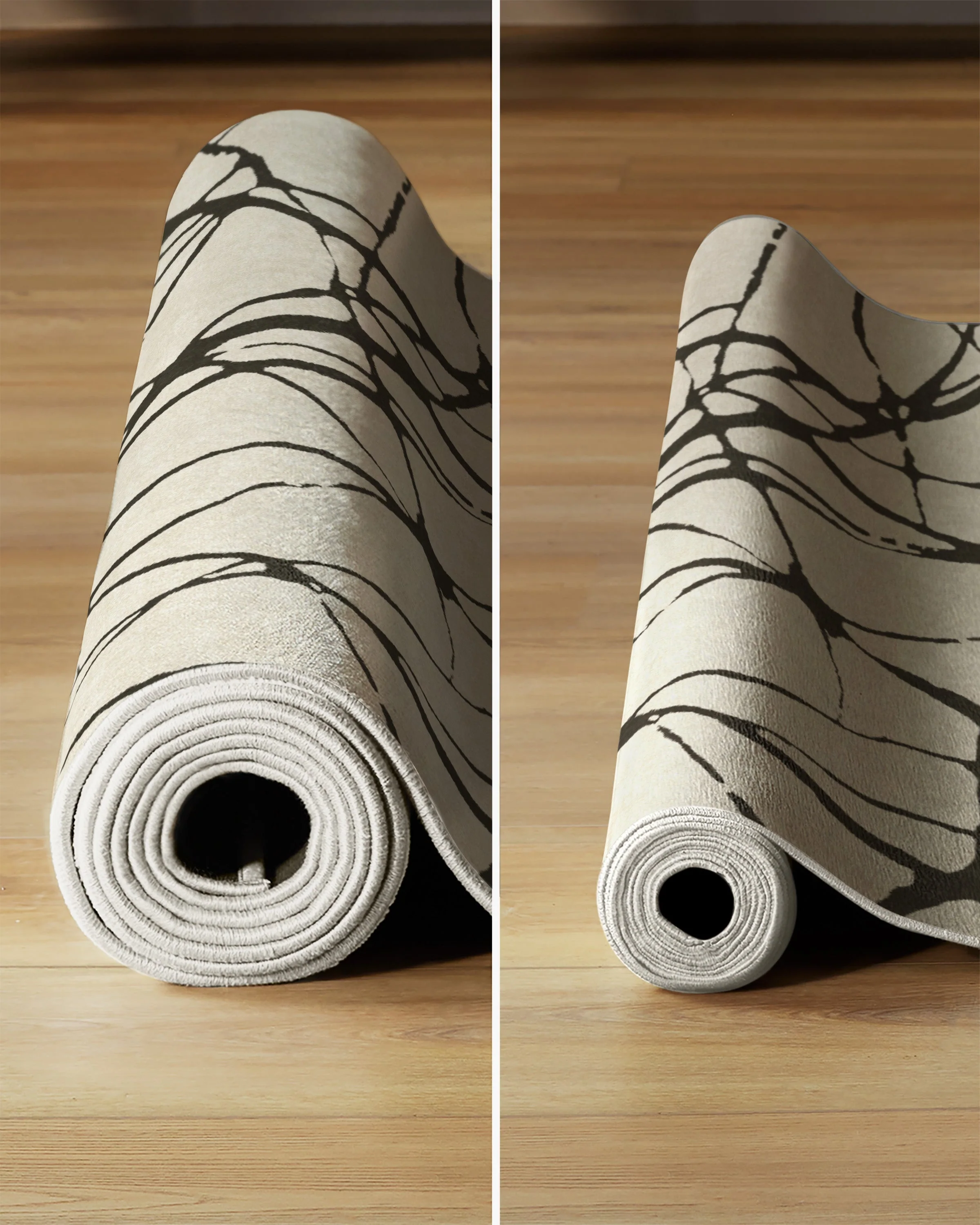 Marion Black & Ivory Rug by Nina Takesh