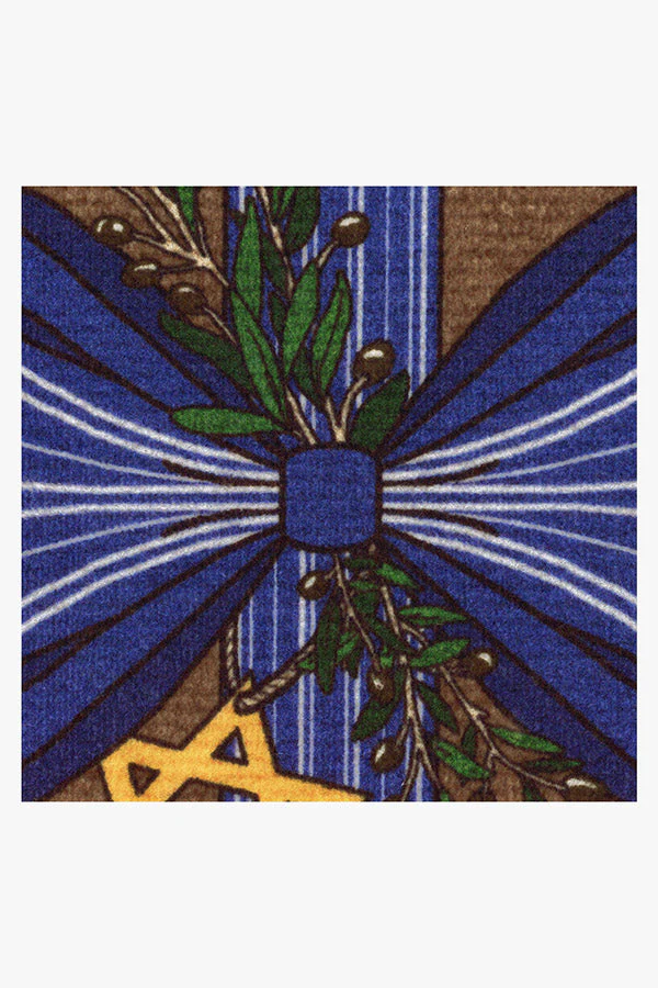 Postal Present Hanukkah Doormat