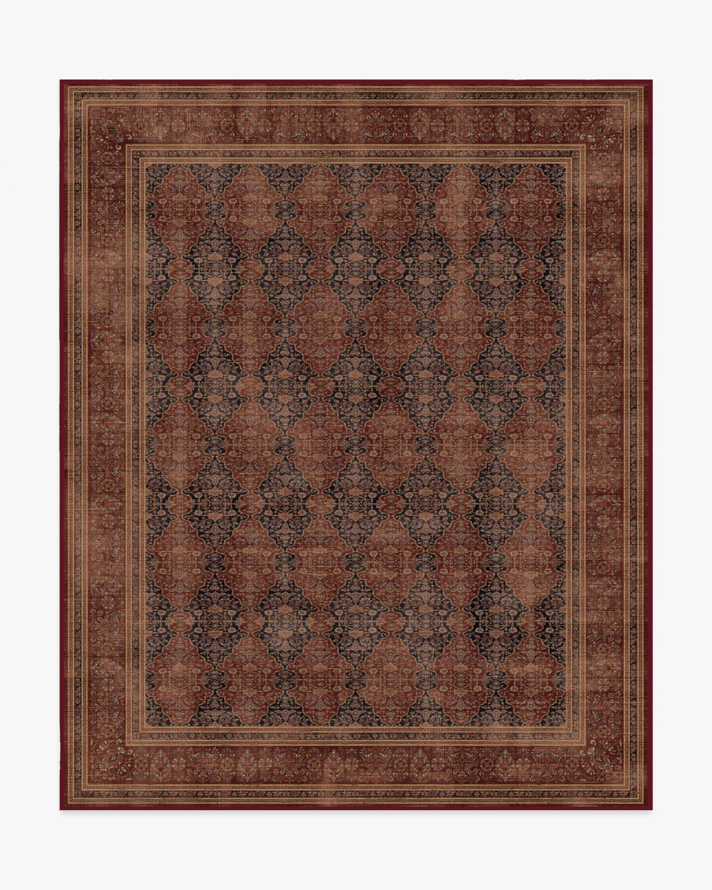 Vesper Amber Red Rug