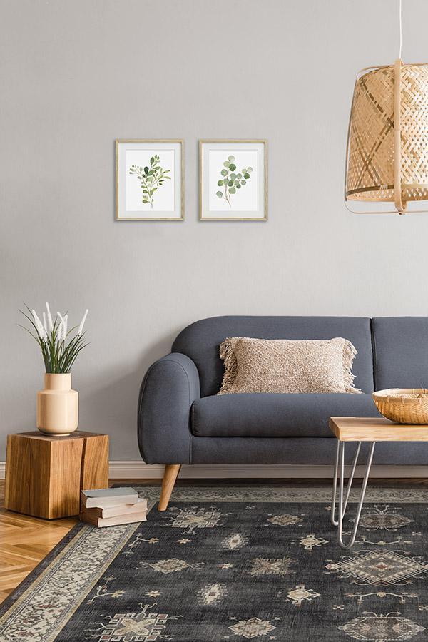 Verena Dark Wood Flatwoven Rug