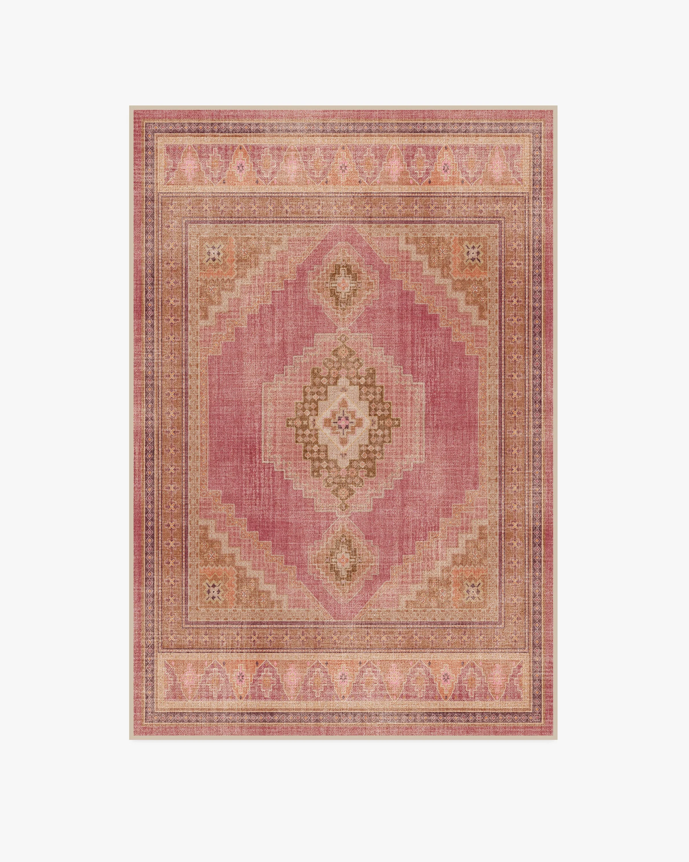 Rayne Pink & Orange Flatwoven Rug