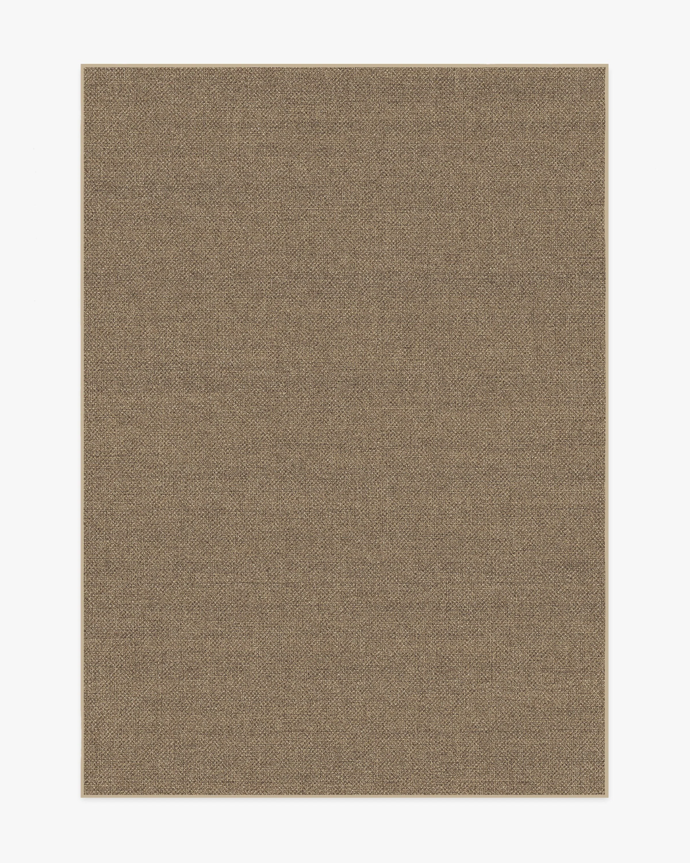 Burlap Solid Sand Re-Jute Rug