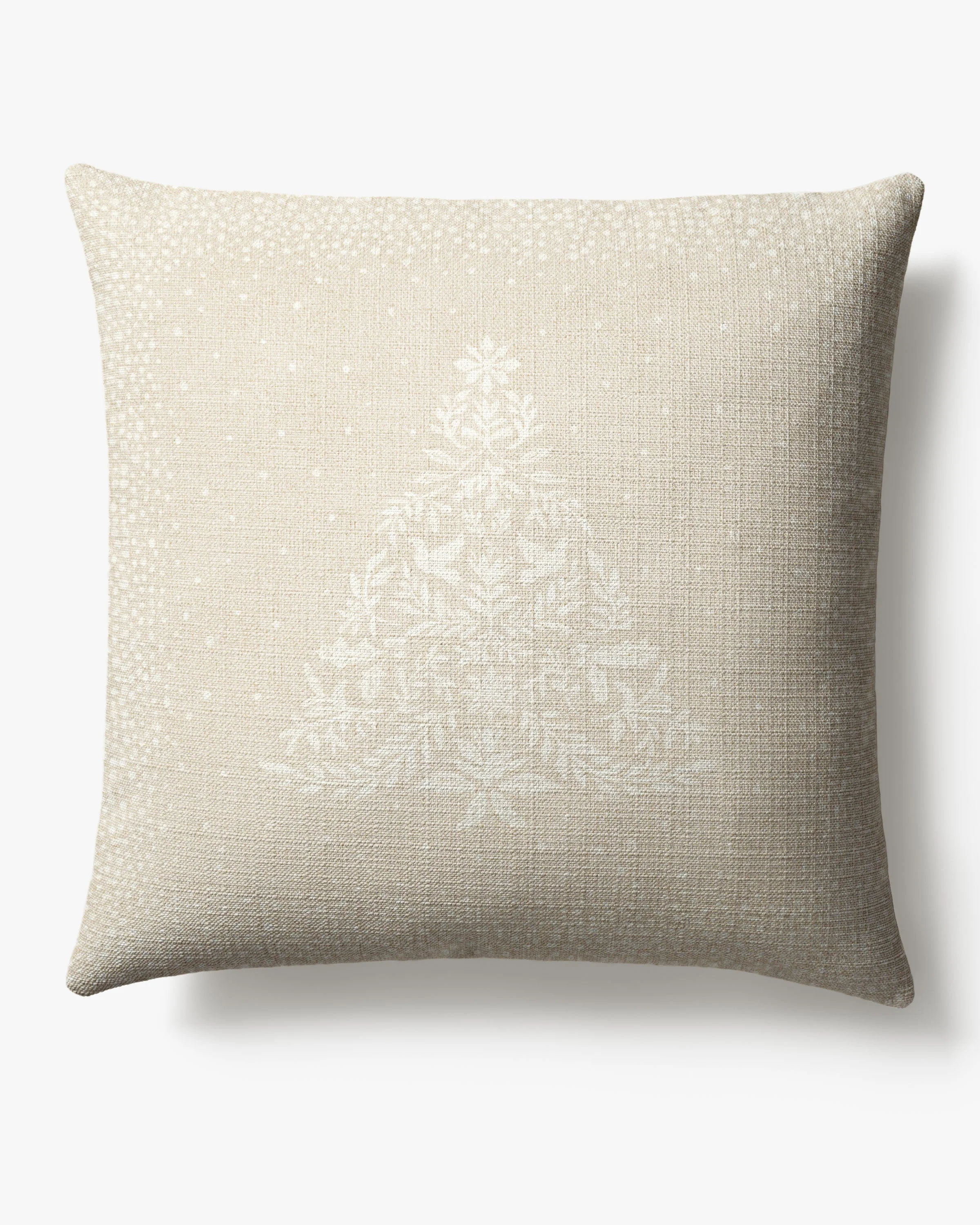 Iver Ivory Woven Throw Pillow