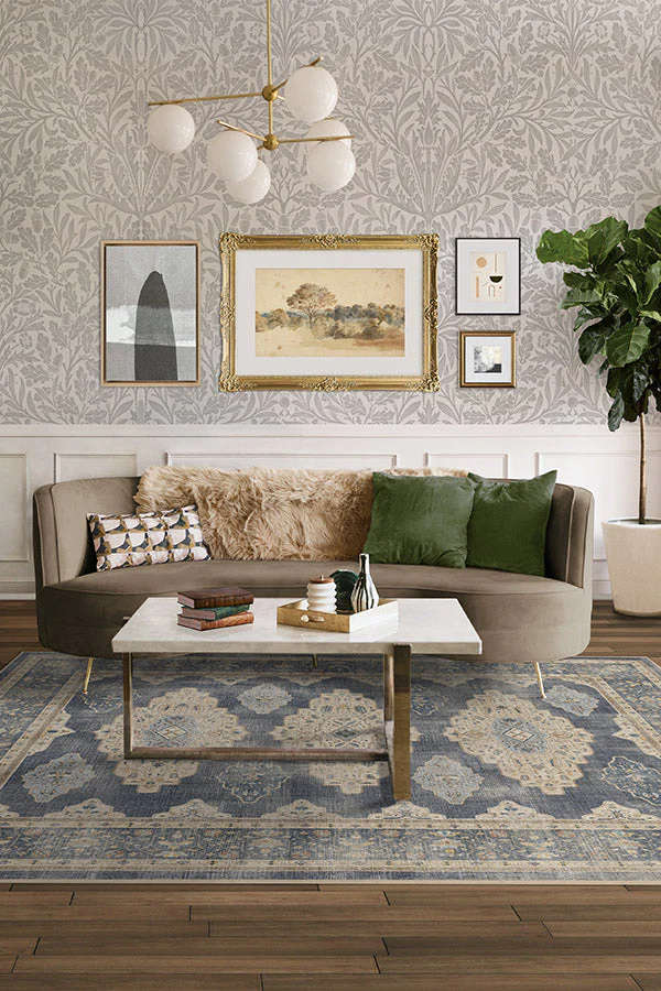 Maxine Dusk Blue Flatwoven Rug
