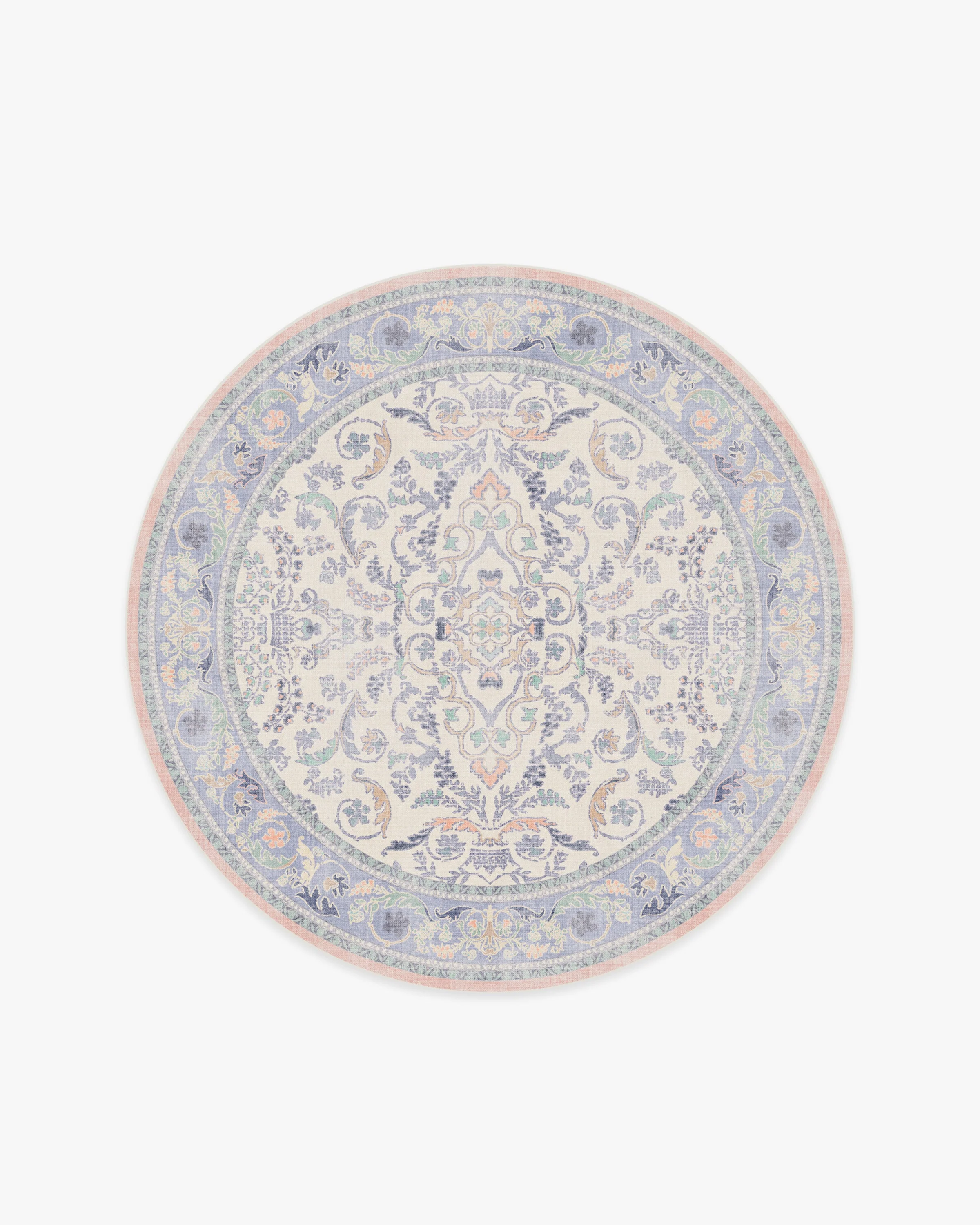 Fit For A Queen Soft Lavender Flatwoven Rug by Bridgerton