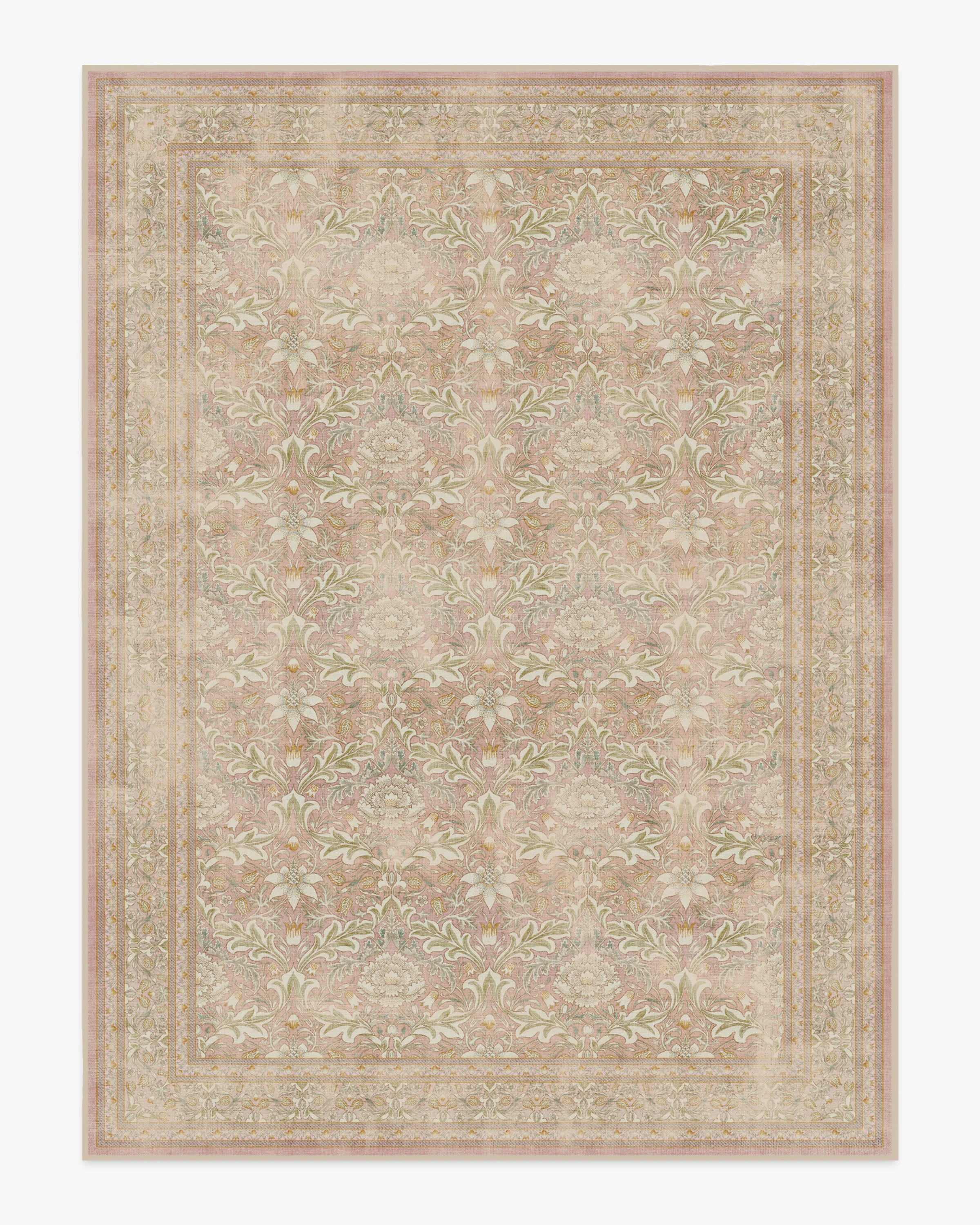 Simply Severn Soft Pink Flatwoven Rug by Morris & Co.
