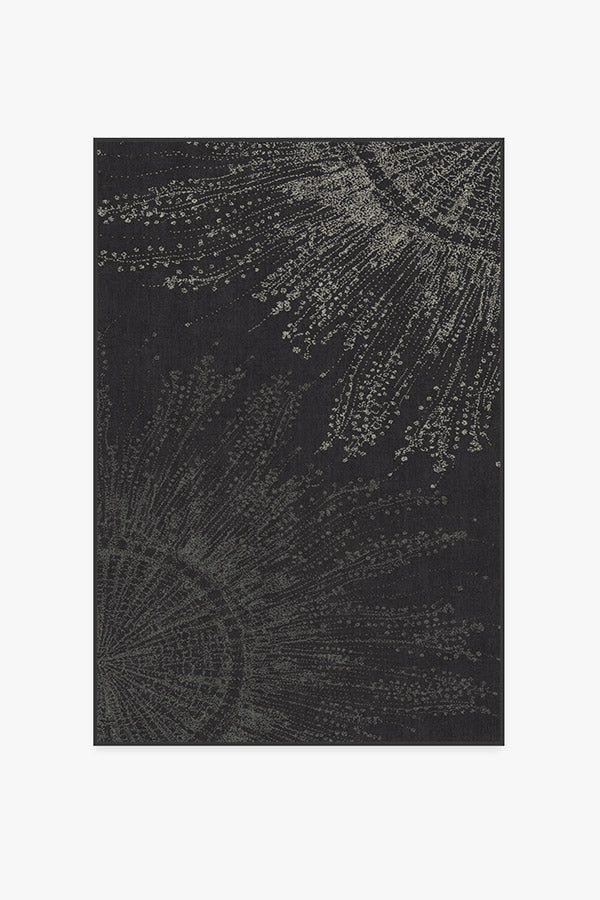 Jellyfish Bloom Charcoal Flatwoven Rug