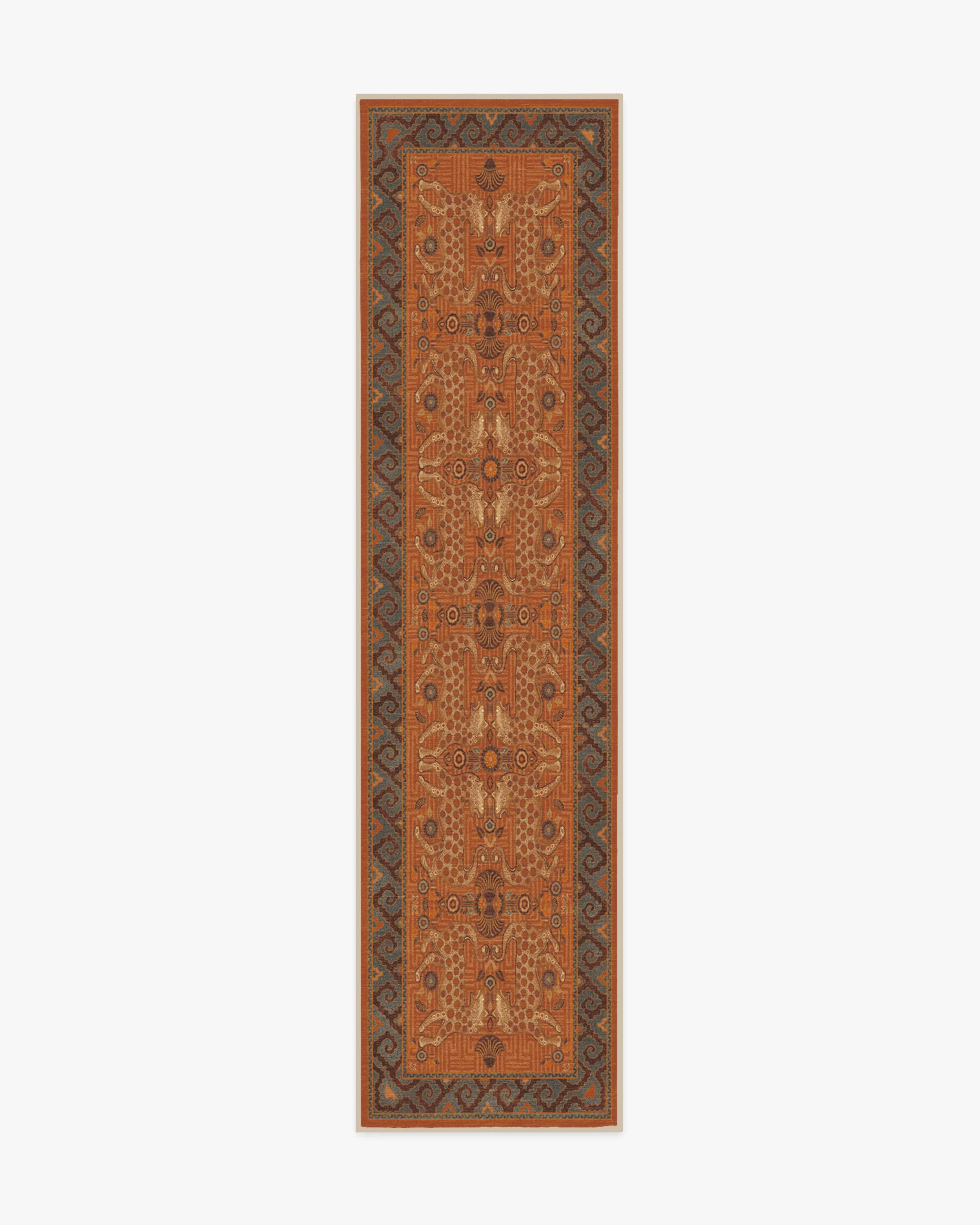 Eartha Terracotta Flatwoven Rug by Justina Blakeney