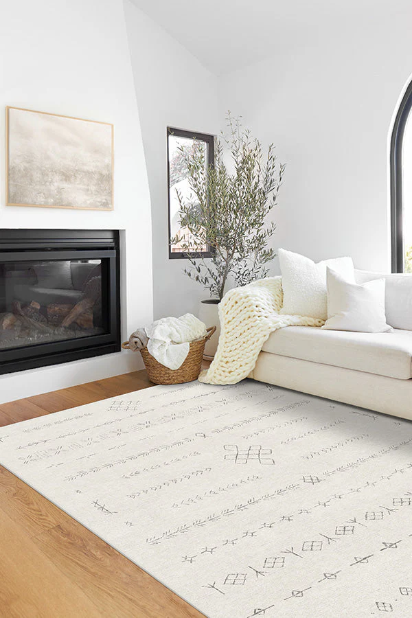 Astrid Off White Flatwoven Rug