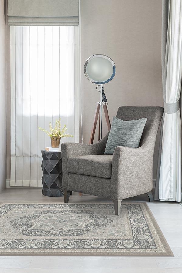 Hendesi Heriz Abalone Flatwoven Rug