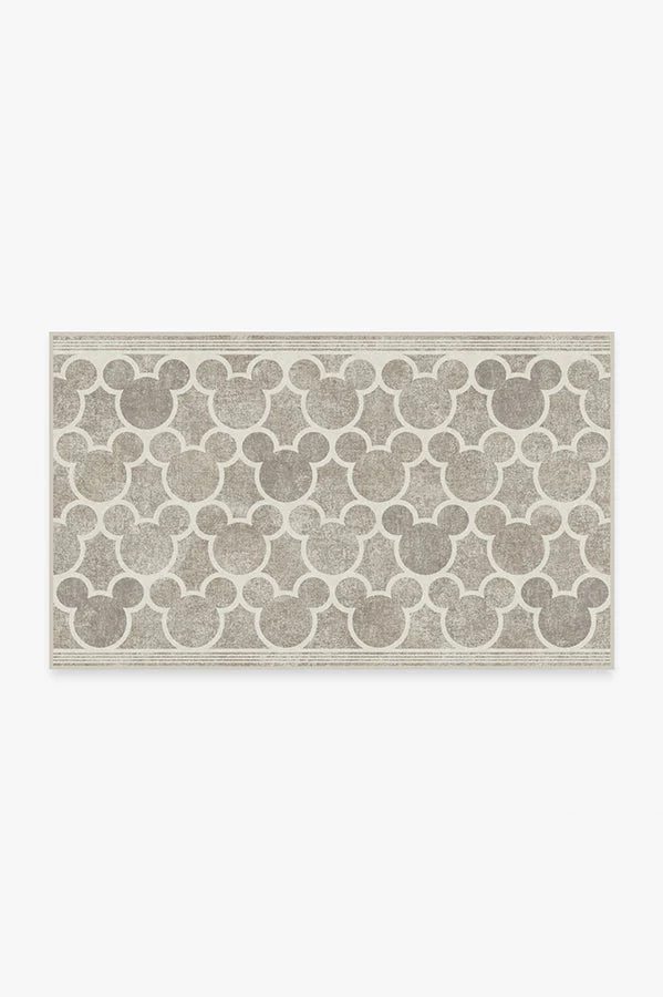 Mickey Trellis Ash Grey Rug