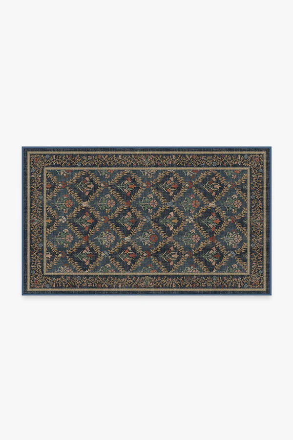 Bellflowers Blue Rug by Morris & Co.