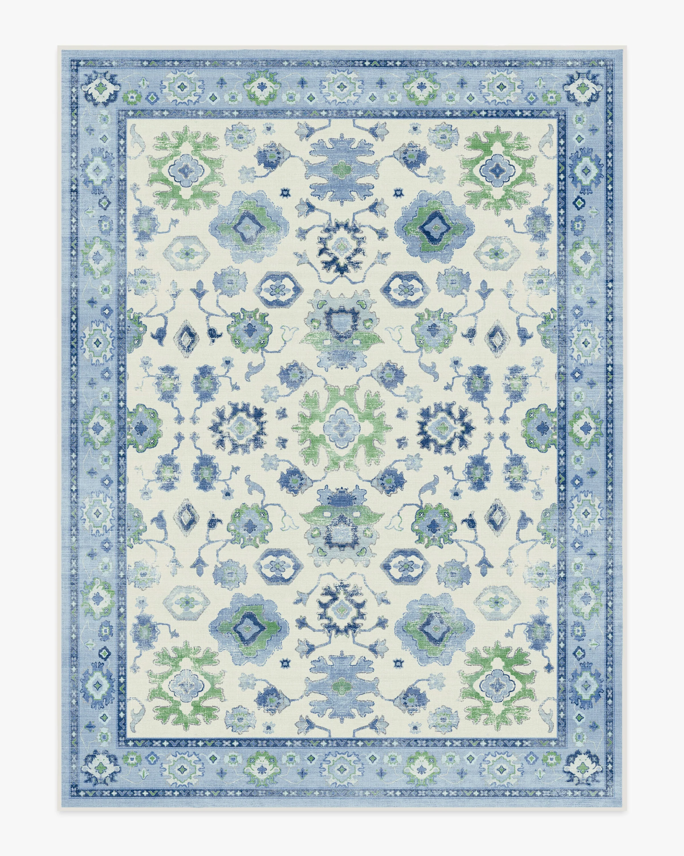 Serena Blue Rug by Mrs. Alice