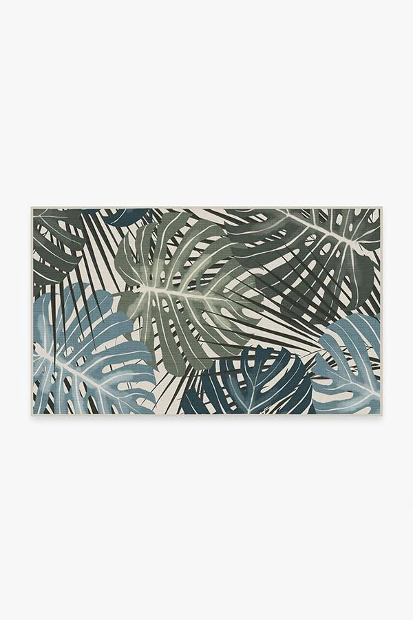 Monstera Jade Rug