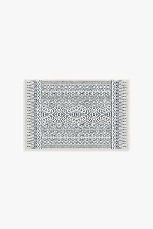 Herdanza Delft Blue Flatwoven Rug